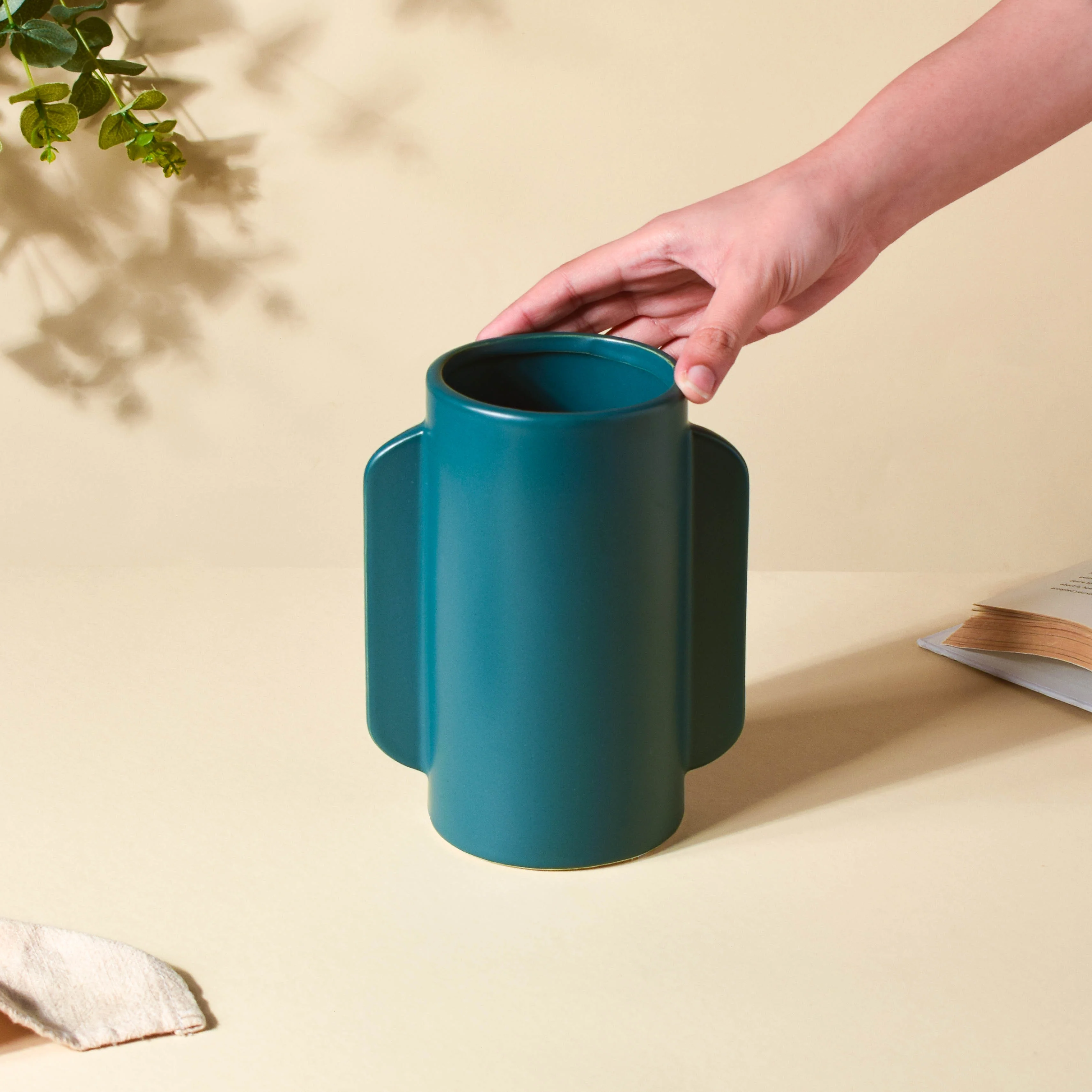 Blue Ornamental Vase - Image 2