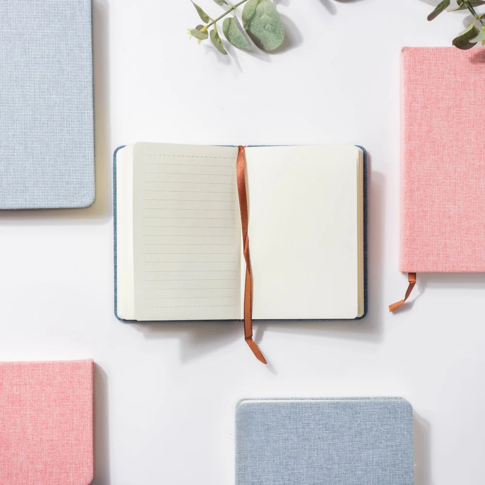 Blue Pocket Hardbound Notebook 128 Pages - Image 4