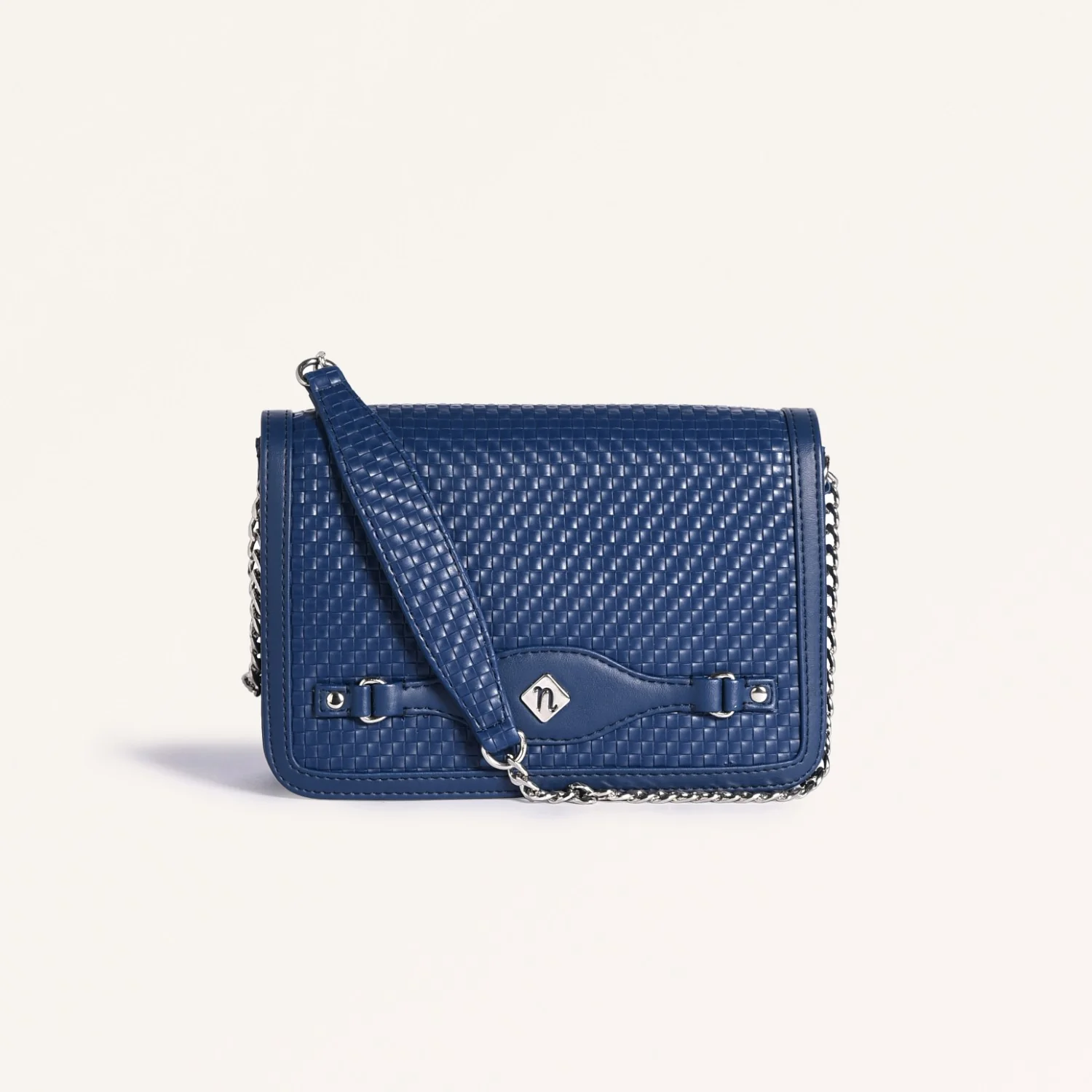 Blue Soi Tresse Menue Sling Bag - Image 2