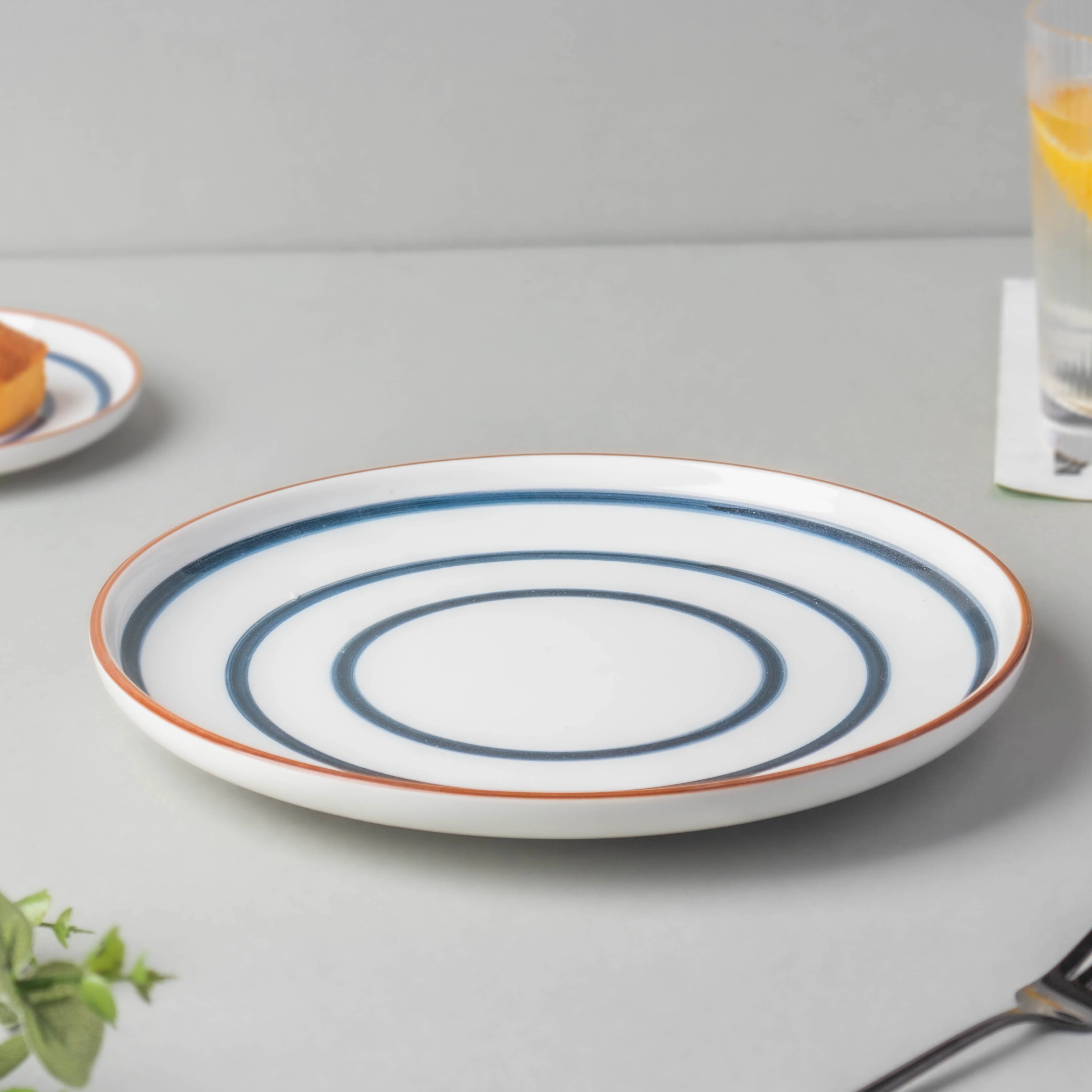 Blue Spiral 22 Piece Dinner Set For 6 - Image 14