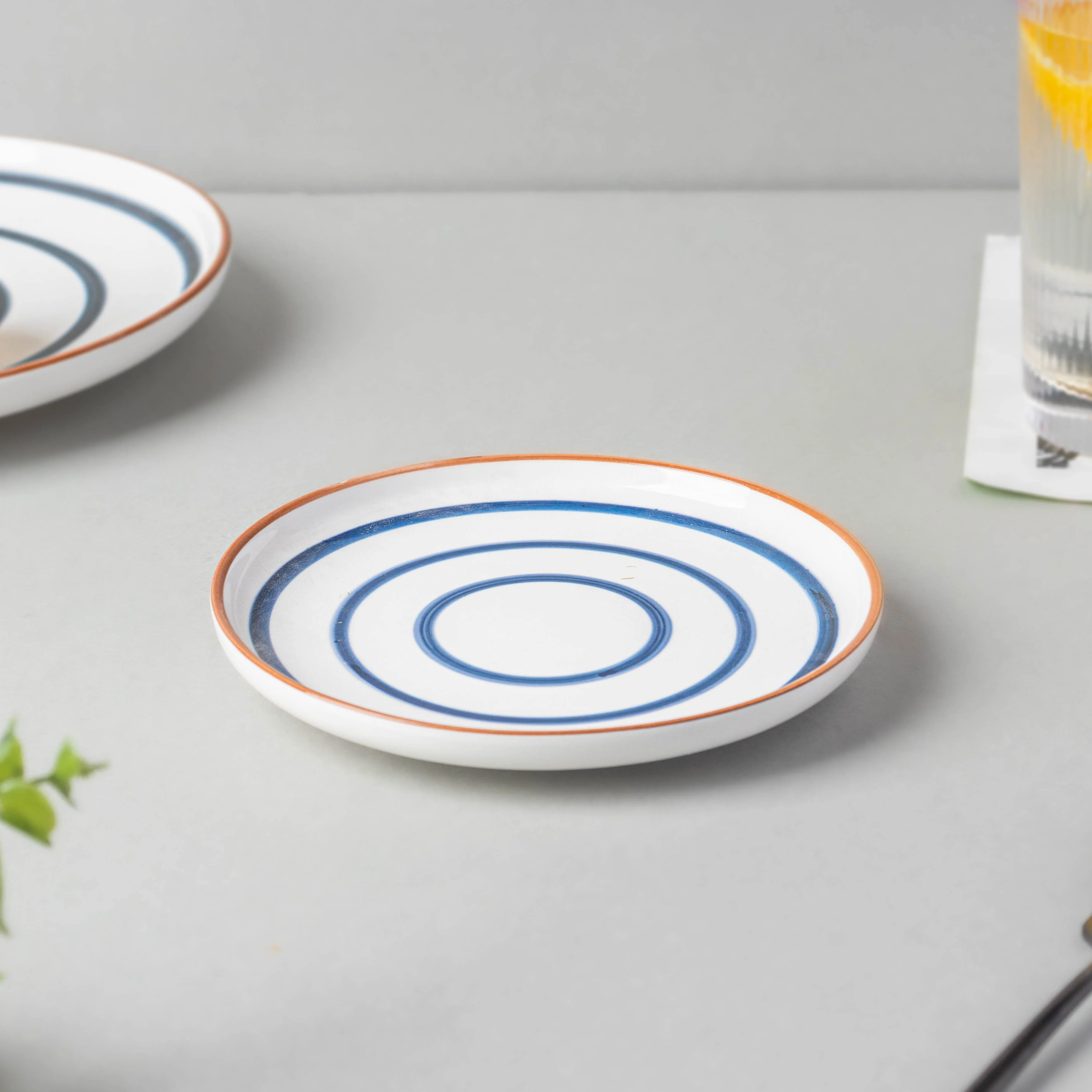 Blue Spiral 22 Piece Dinner Set For 6 - Image 15