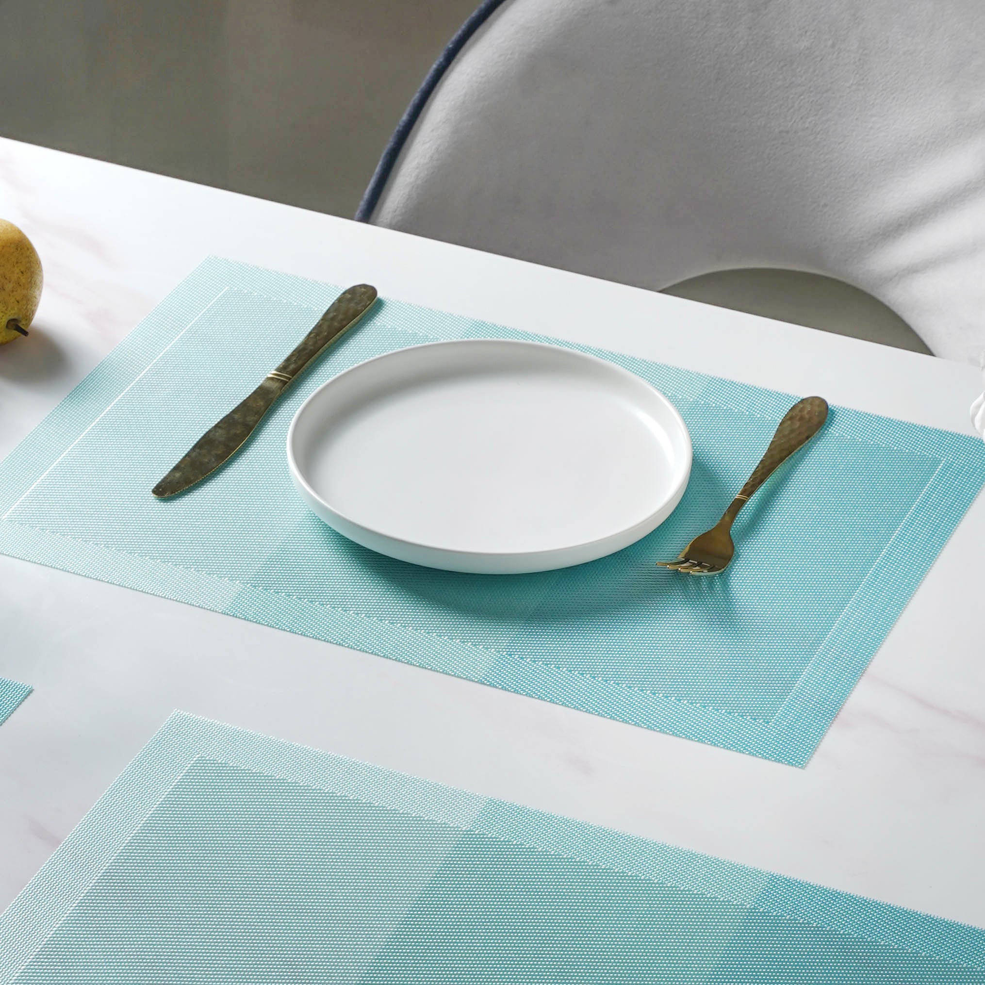 Blue Table Mat Set of 6 - Image 4