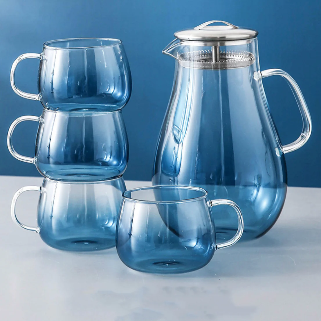 Blue Teapot Set - Image 4