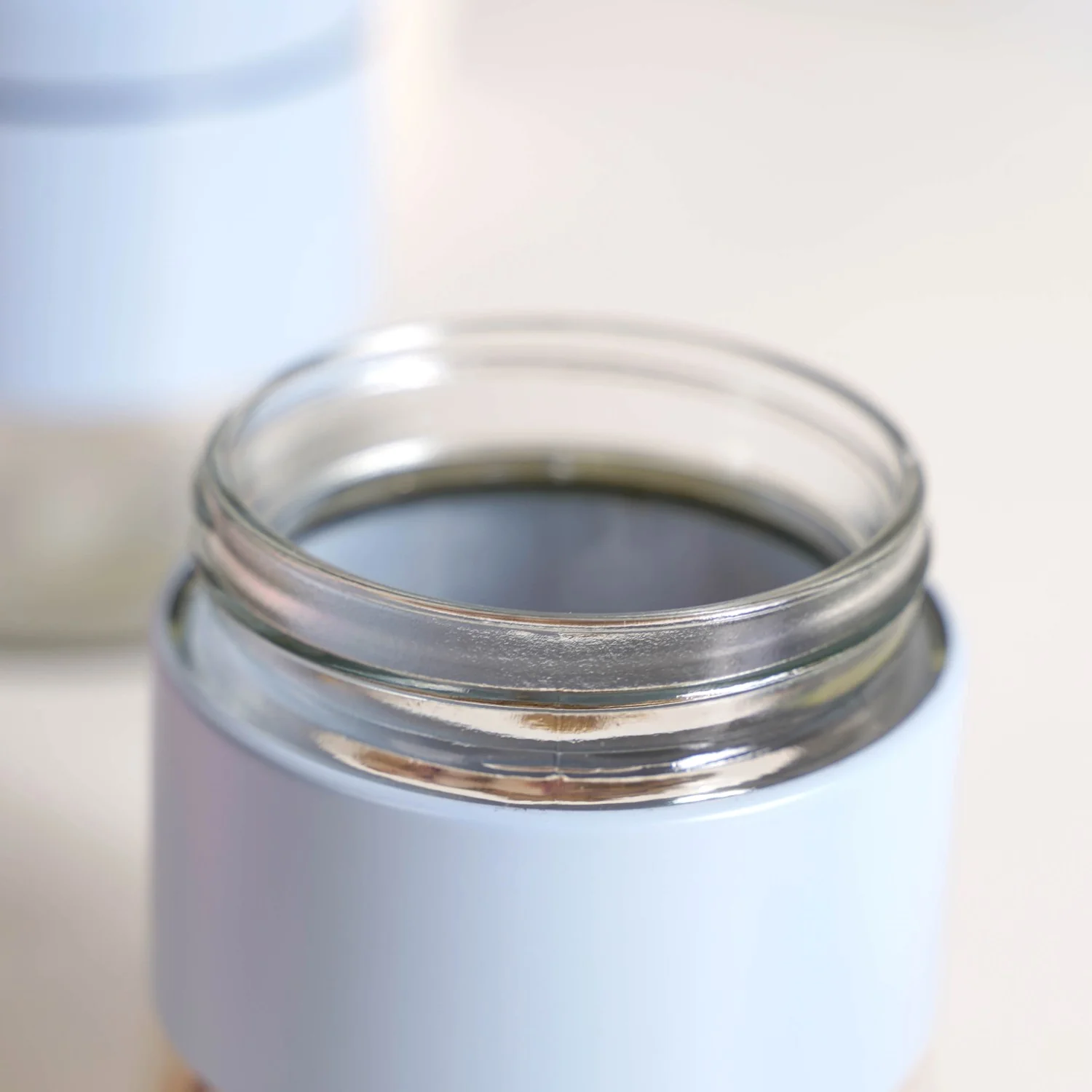 Blue Winnie Glass Jar With Metal Cover Set Of 4 600ml - Image 6