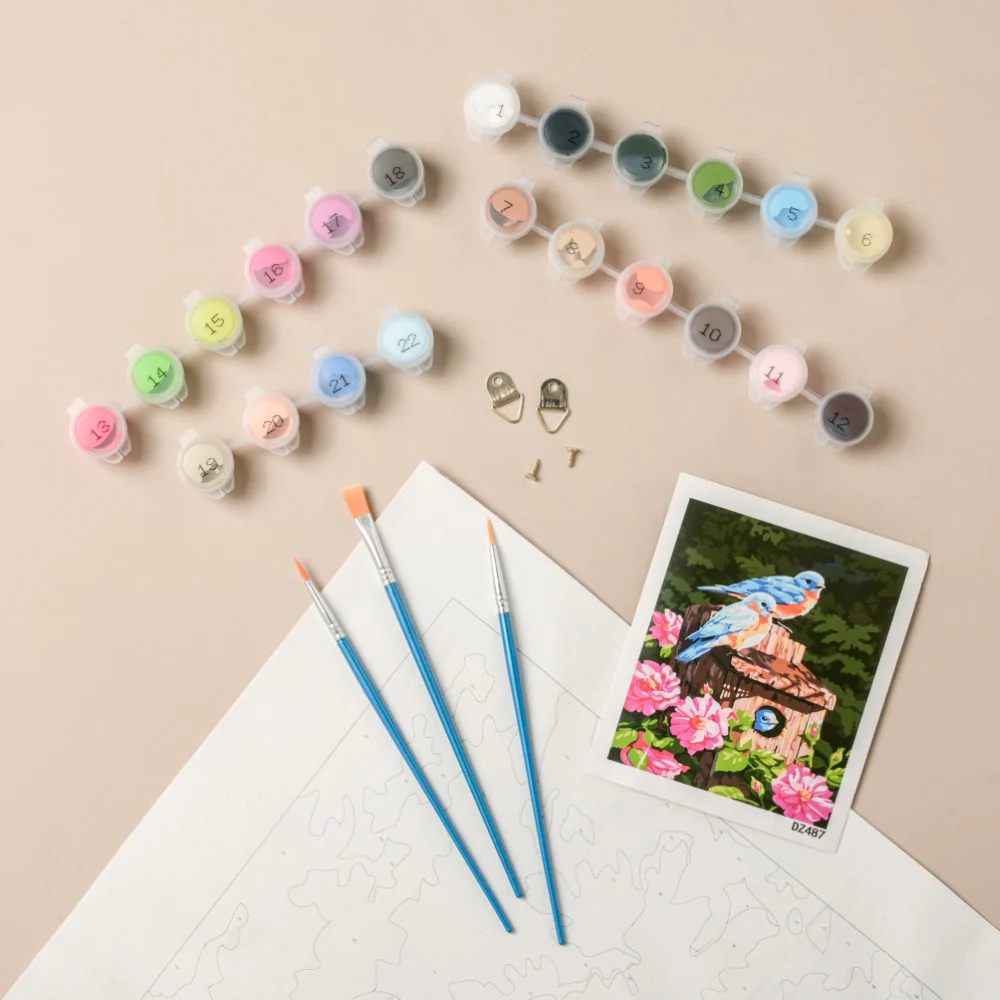 Bluebirds DIY Kit Painting By Numbers - Image 6