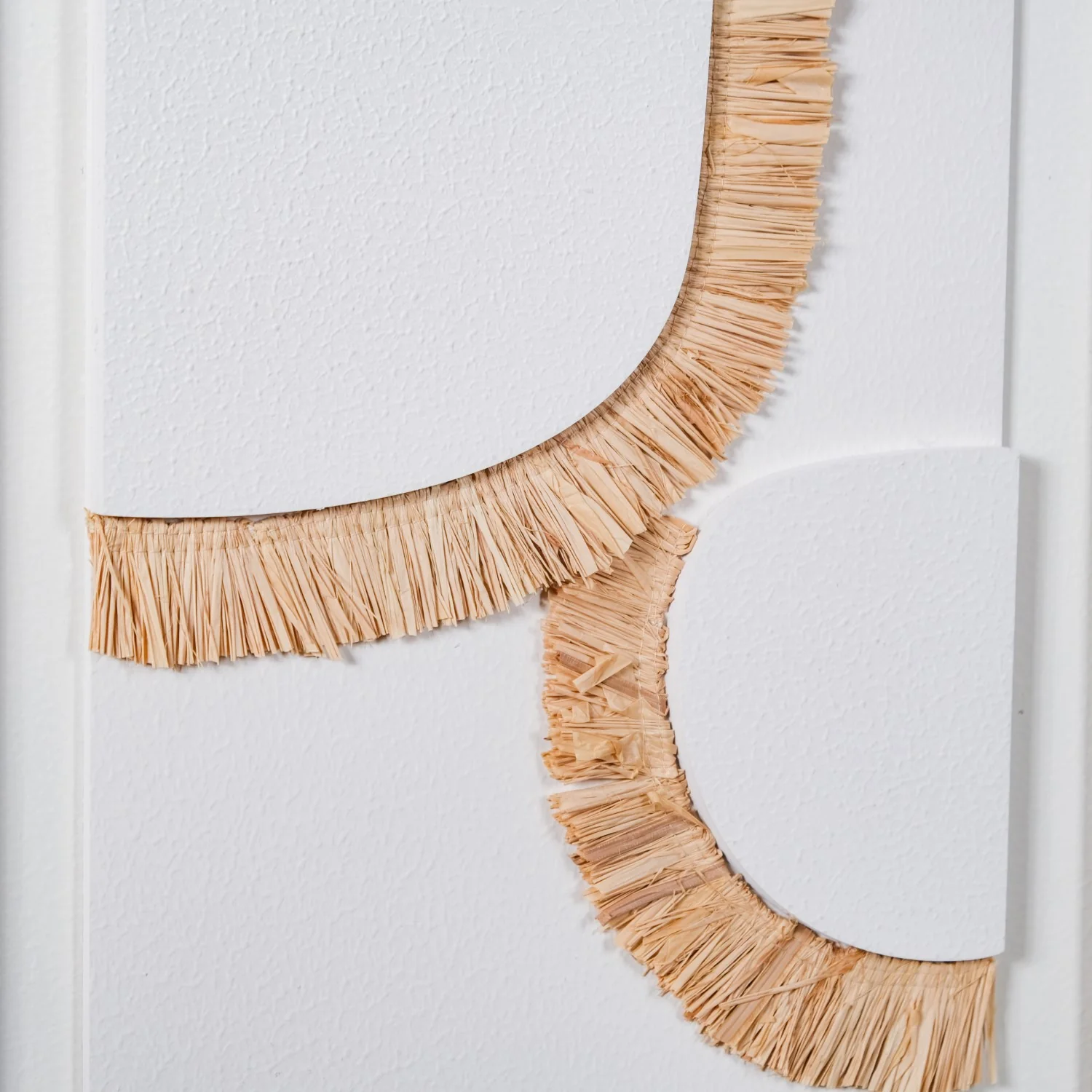 Boho Inspired 3D Raffia Wall Art With Frame 20x16 Inch - Image 7