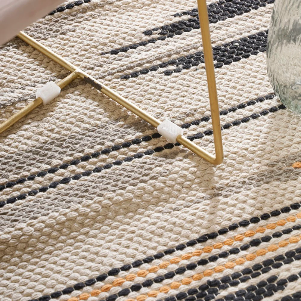 Boho Natural Cotton Living Room Rug - Image 7