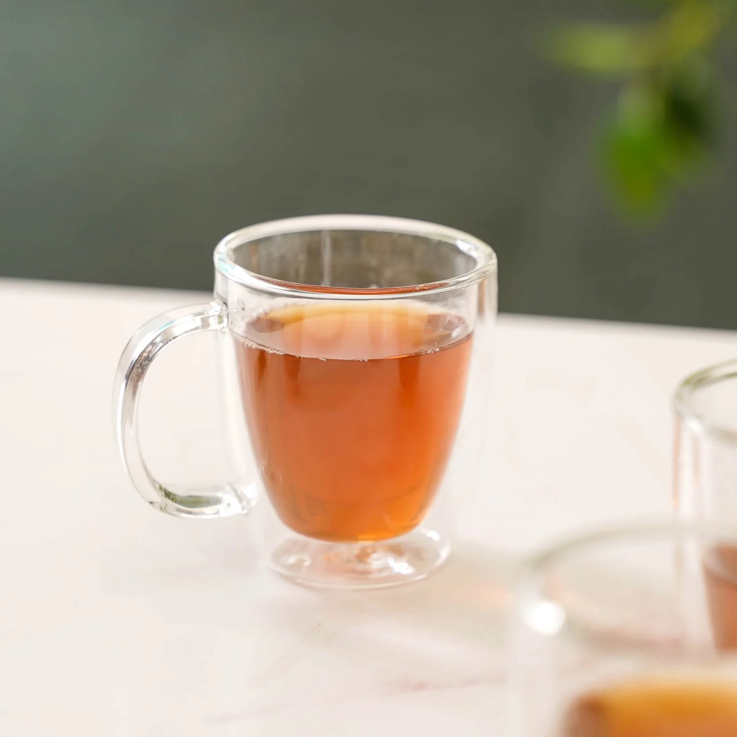 Borosilicate Double Wall Glass Tea Mug Set Of 4 180ml - Image 6