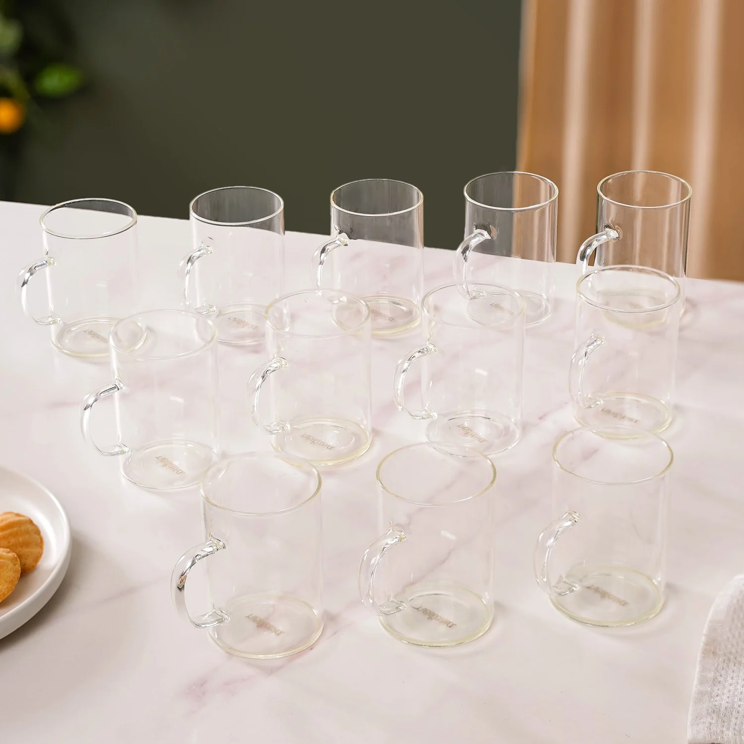 Borosilicate Glass Tea Cup Set Of 12 200ml - Image 3