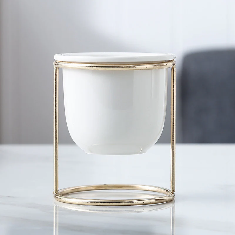 Botanica White Planter with Stand - Image 9