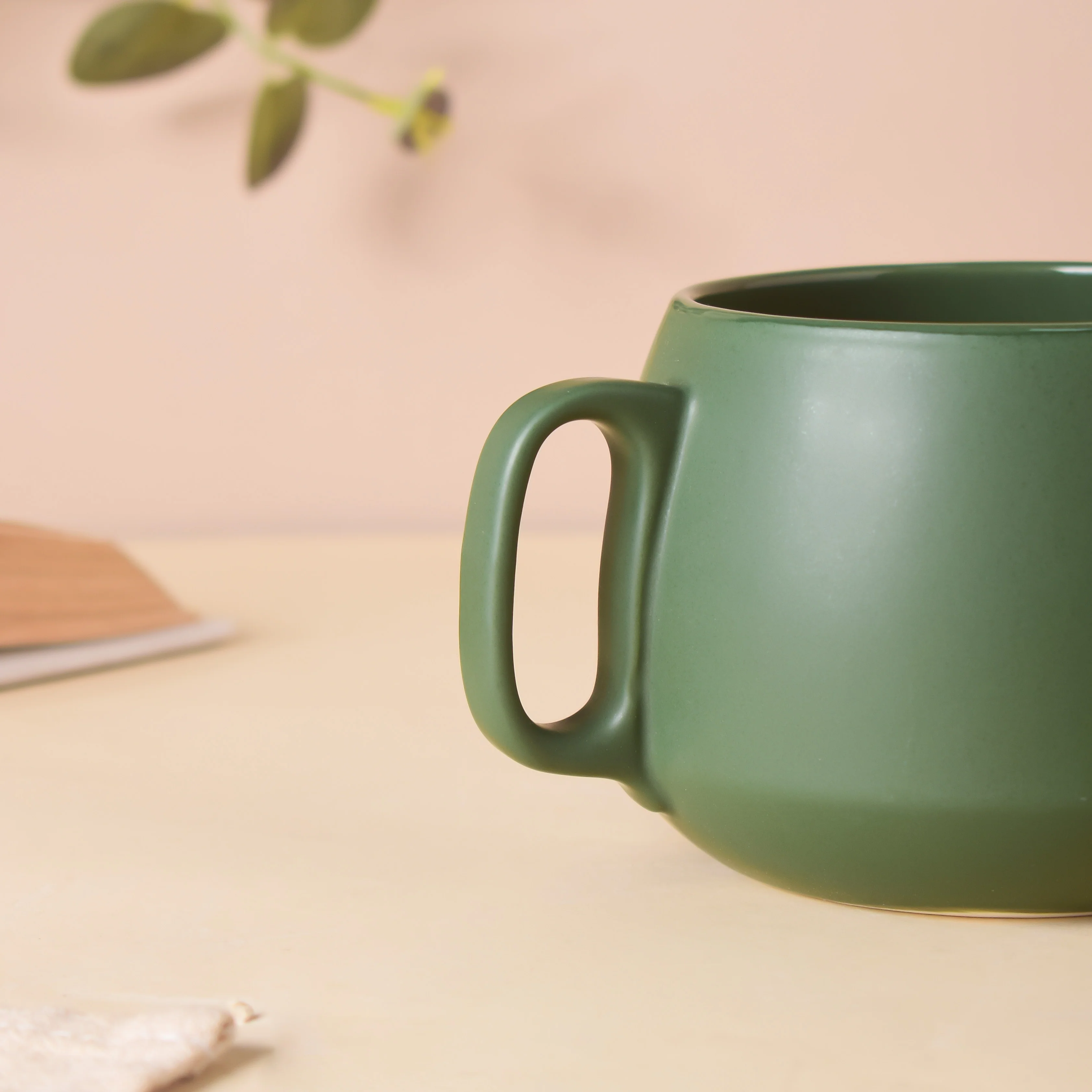 Bottle Green Round Cup 350 ml - Image 5