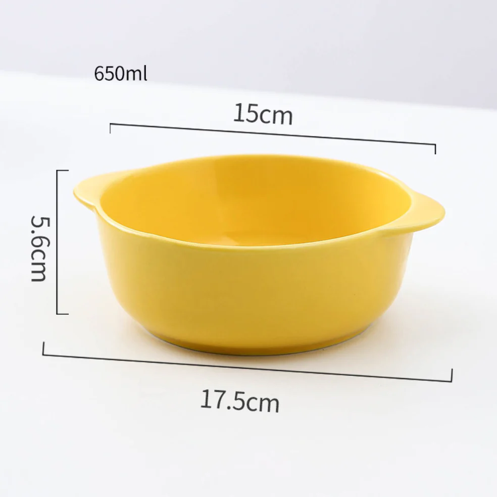 Bowl For Baking Yellow Large 650ml - Image 3