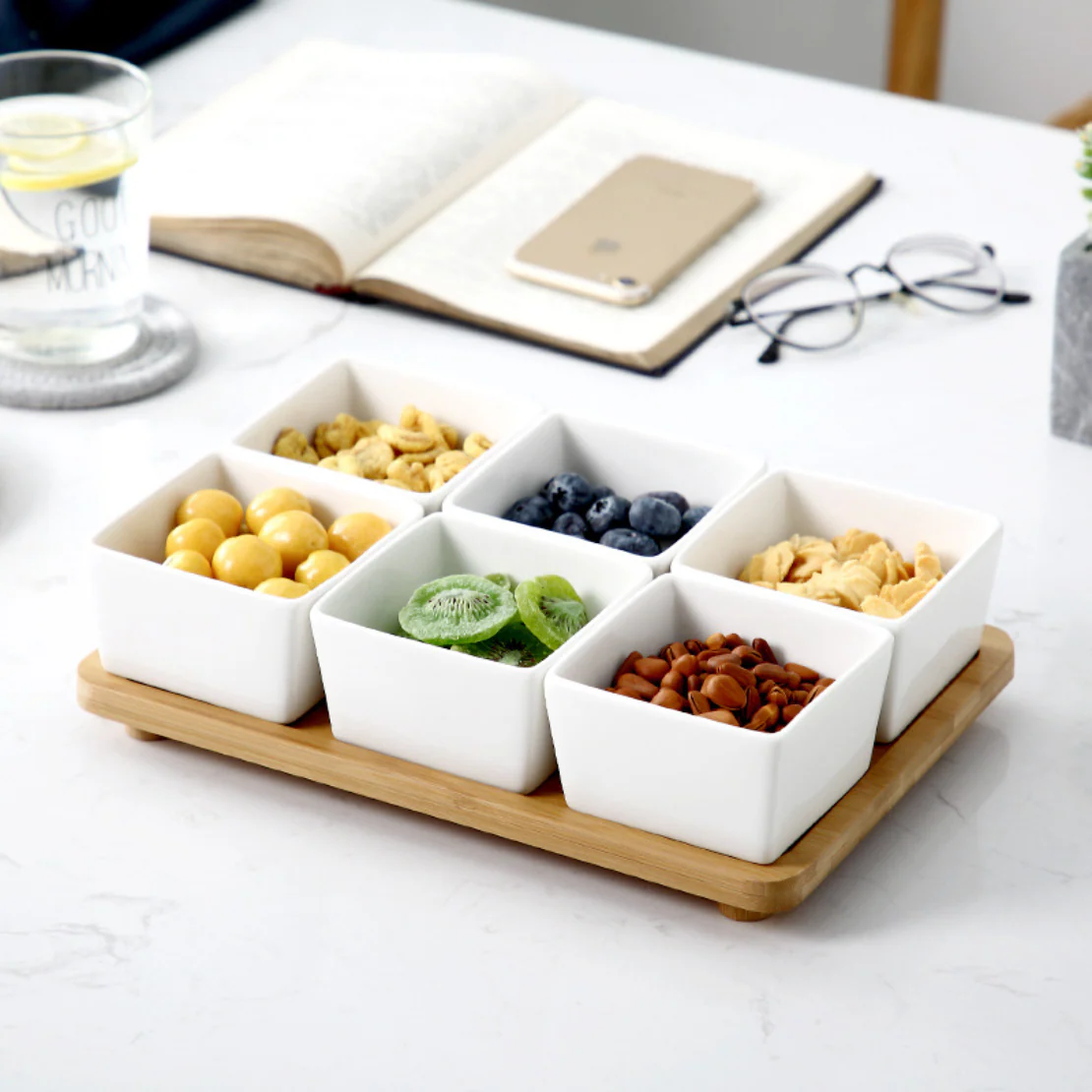 Bowl Set With Tray