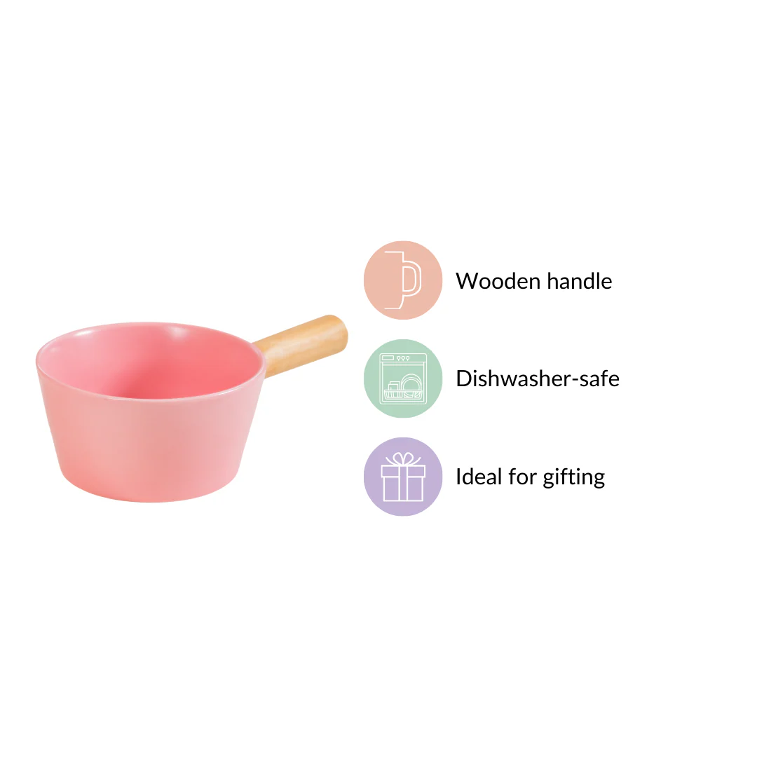 Bowl With Wooden Handle - Image 7