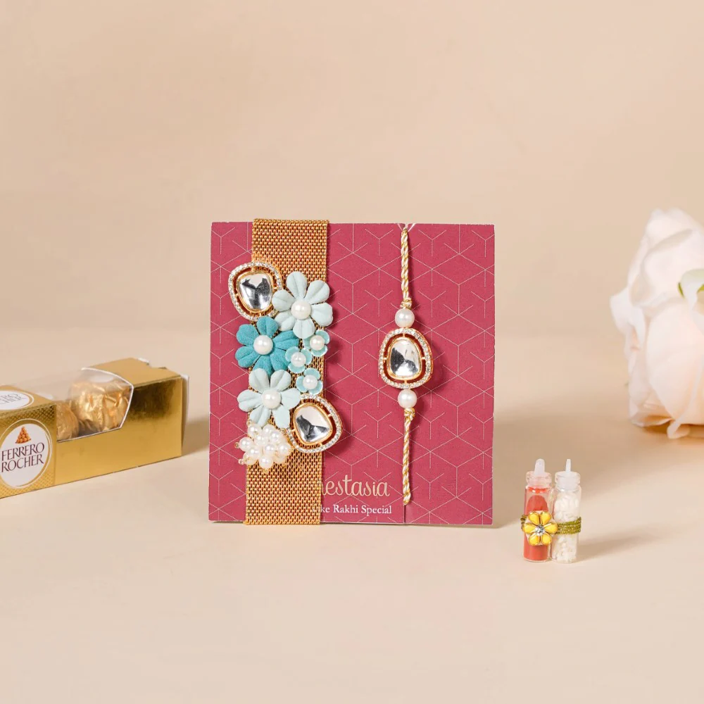 Bracelet Rakhi Gift Set Of 3 - Image 5