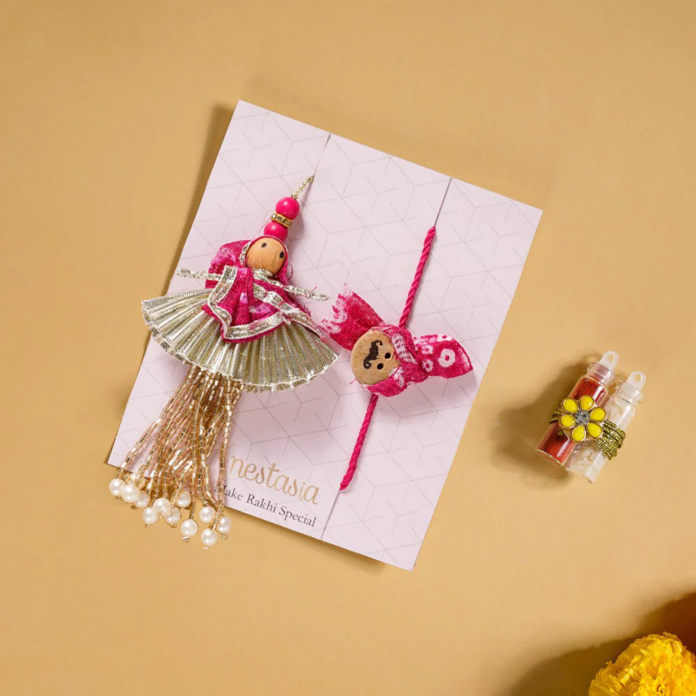 Breakfast Plate Rakhi Hamper Set Of 6 - Image 5