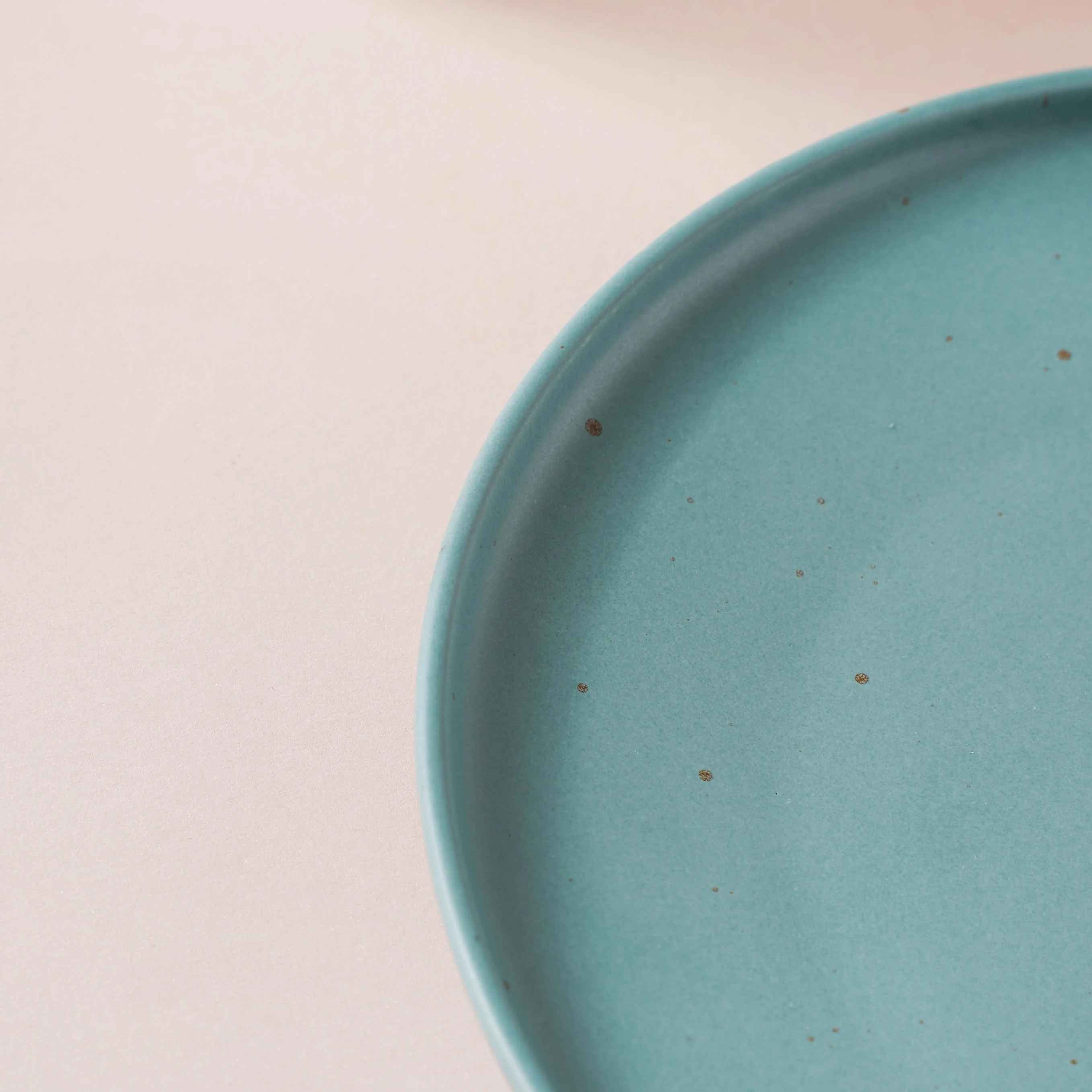 Breathtaking Turquoise Dinner Plate 10 Inch - Image 3