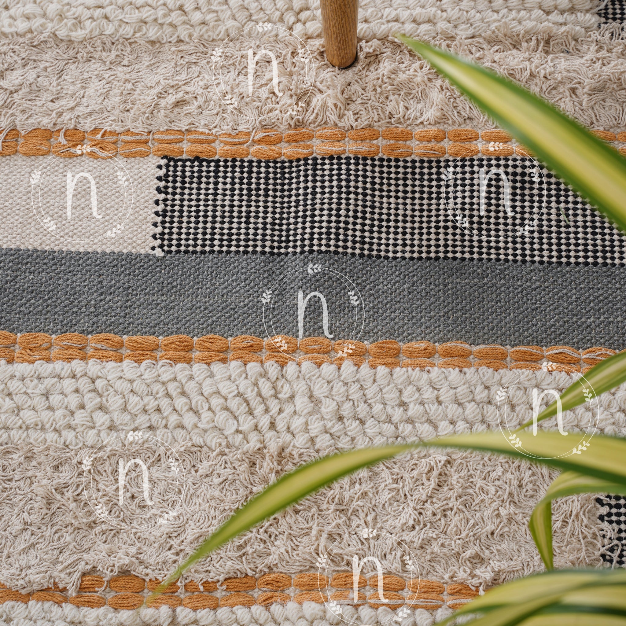 Brick Brack Abstract Carpet - Image 7