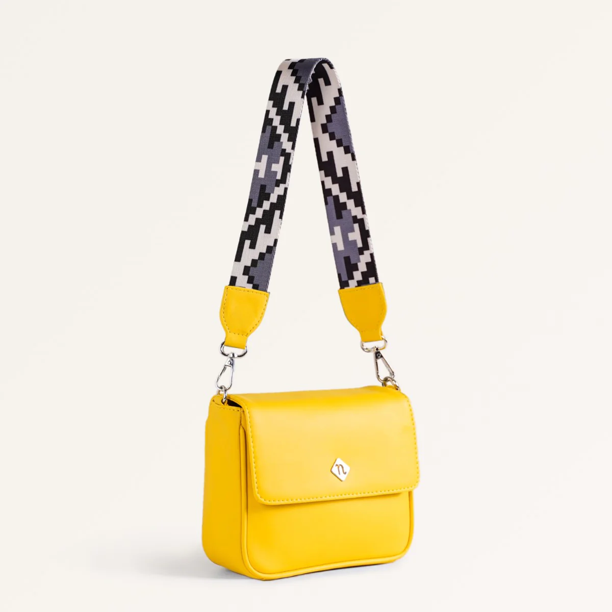Brio Bold Bright Shoulder Bag Yellow