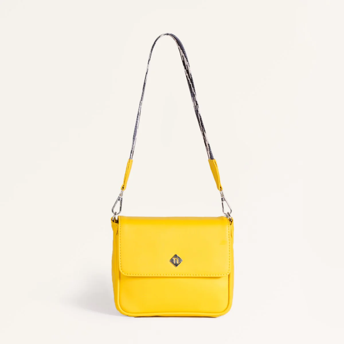 Brio Bold Bright Shoulder Bag Yellow - Image 3