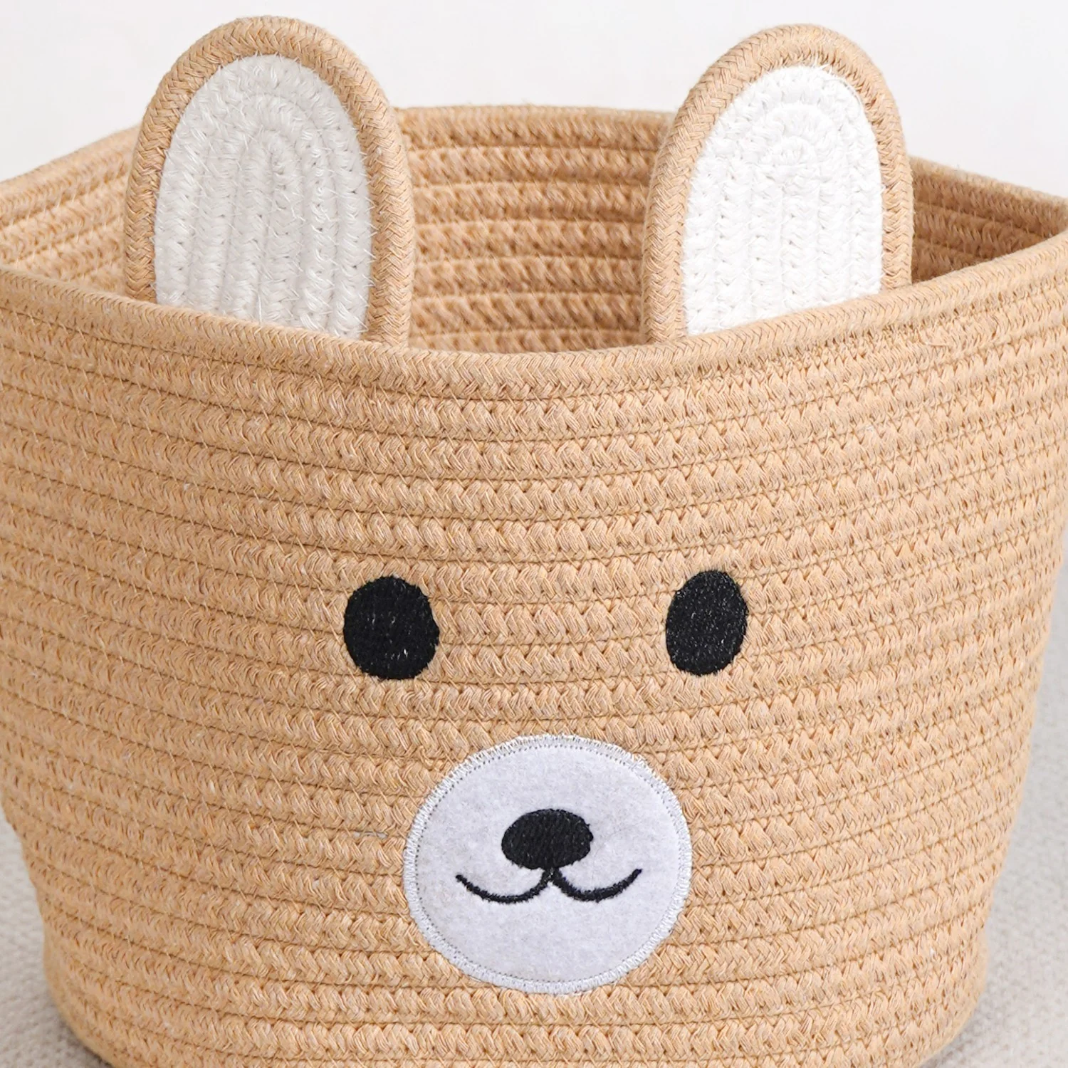 Brown Bear Basket For Kids Room 19cm - Image 3