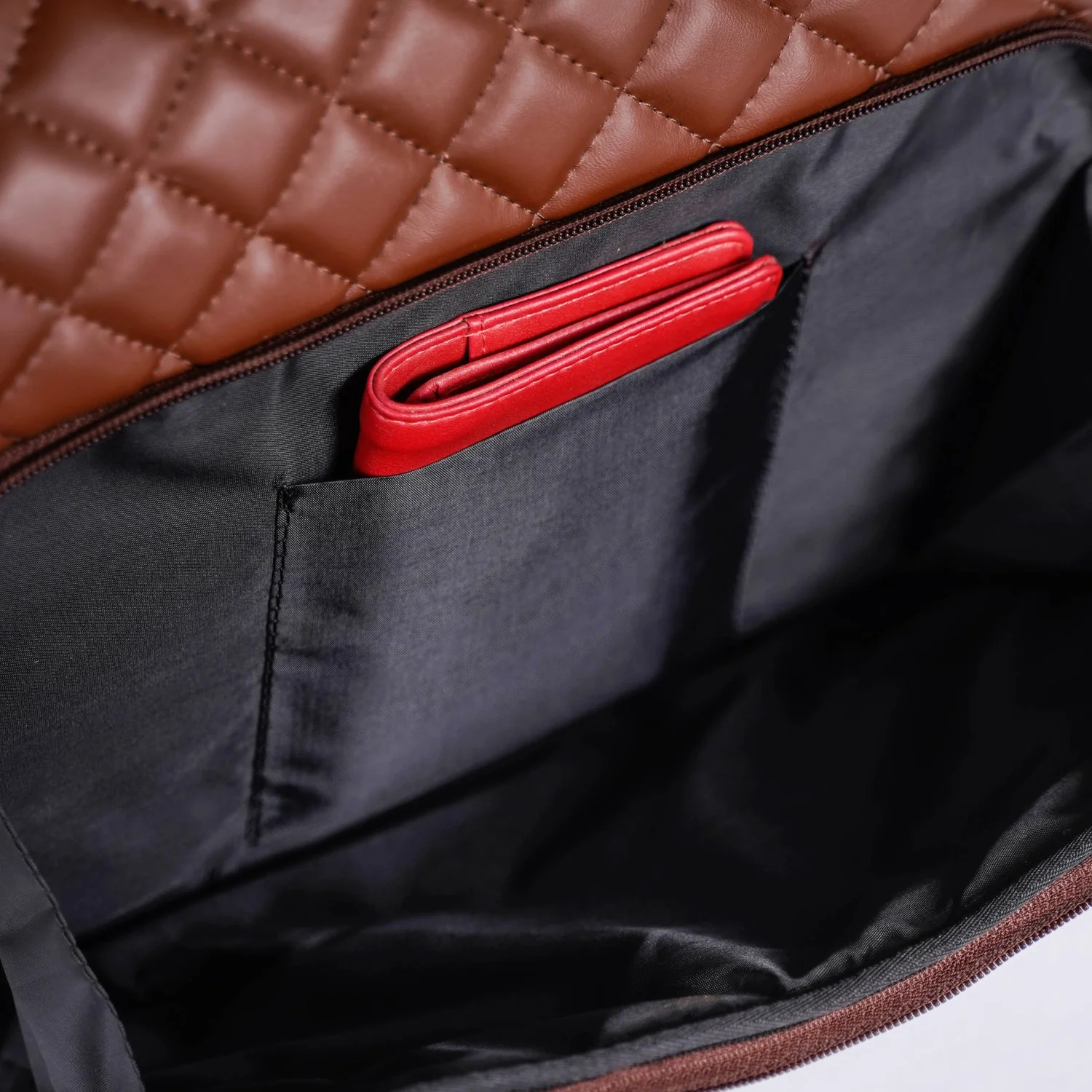 Brown Carry On Travel Bag - Image 10