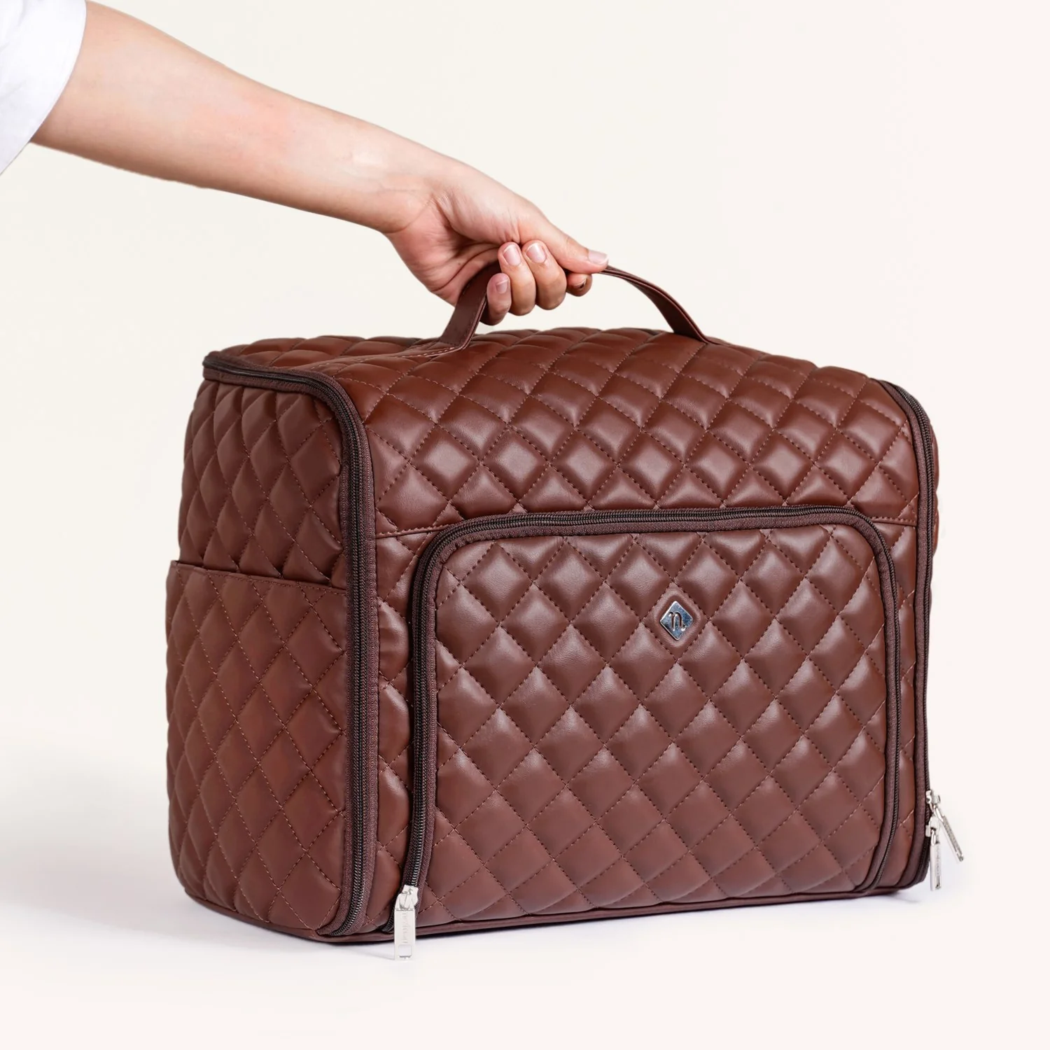 Brown Carry On Travel Bag - Image 3