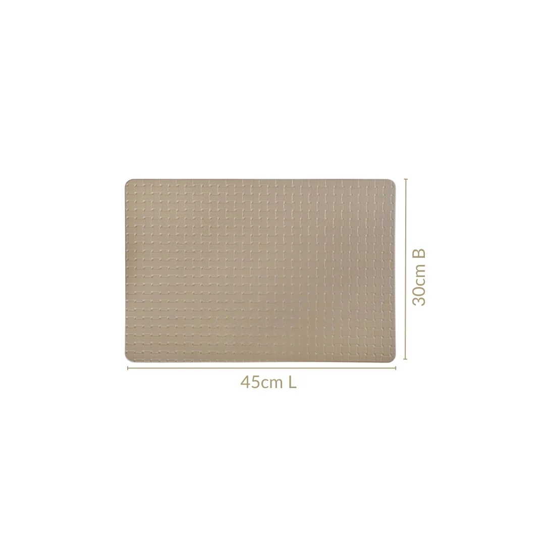 Brown Weave Placemat Set Of 6 - Image 4