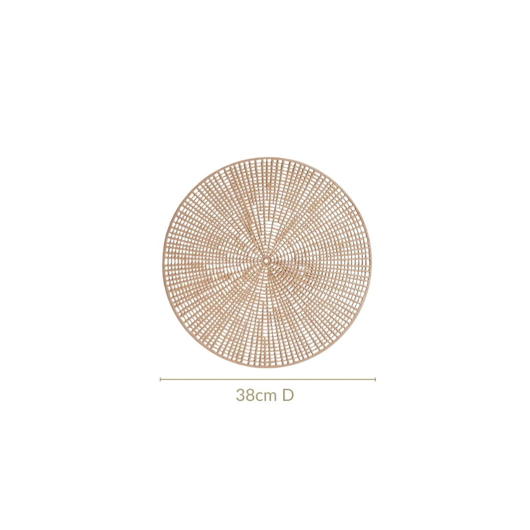 Brown Web Style Placemats Set Of 6 - Image 4