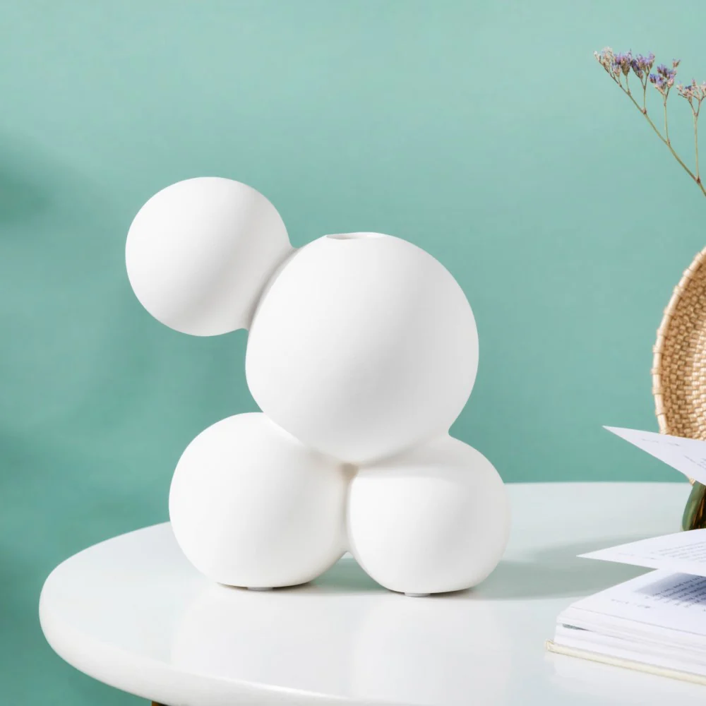Bubble Bud Ceramic Vase For Decor - Image 6