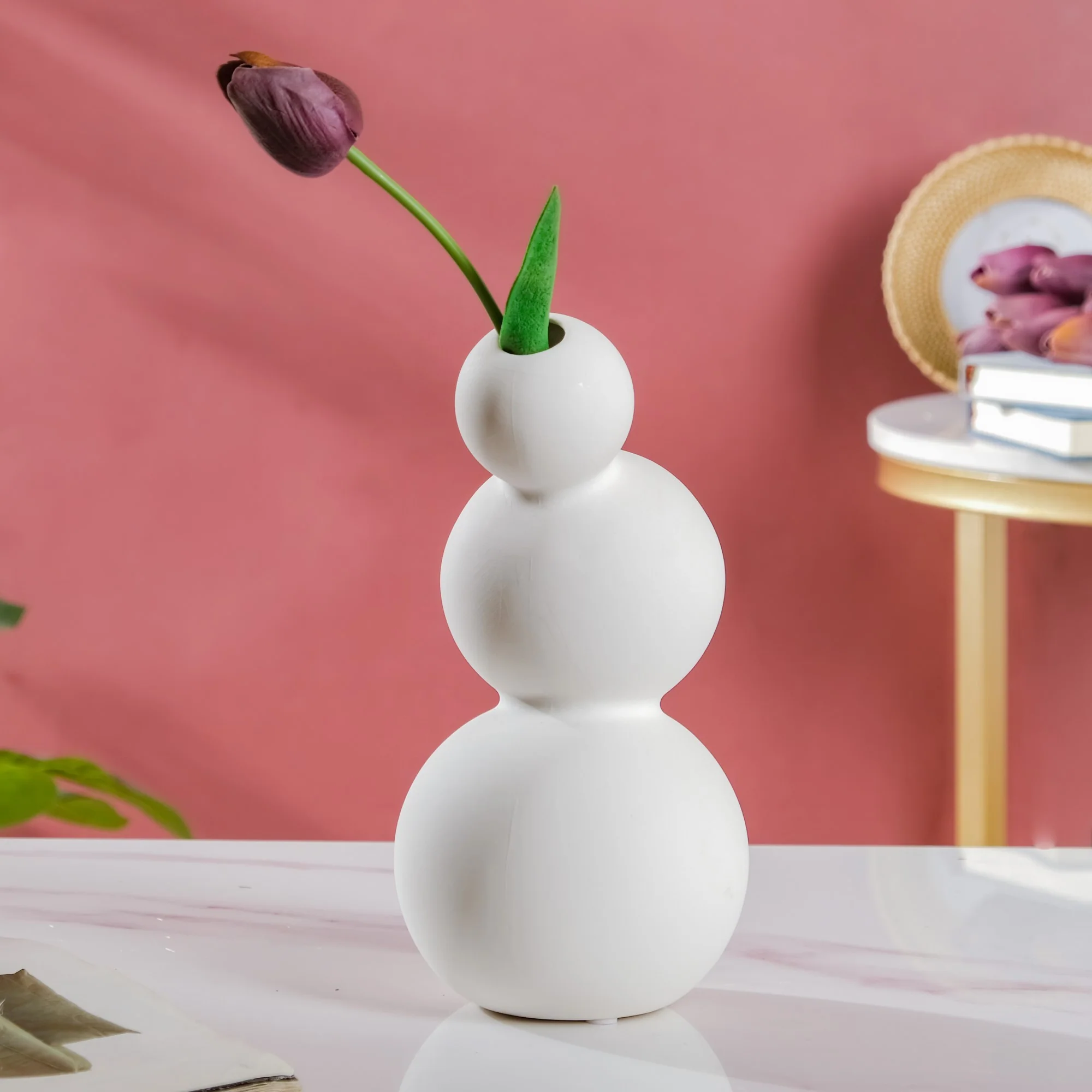 Bubble Bud Ceramic Vase Tall
