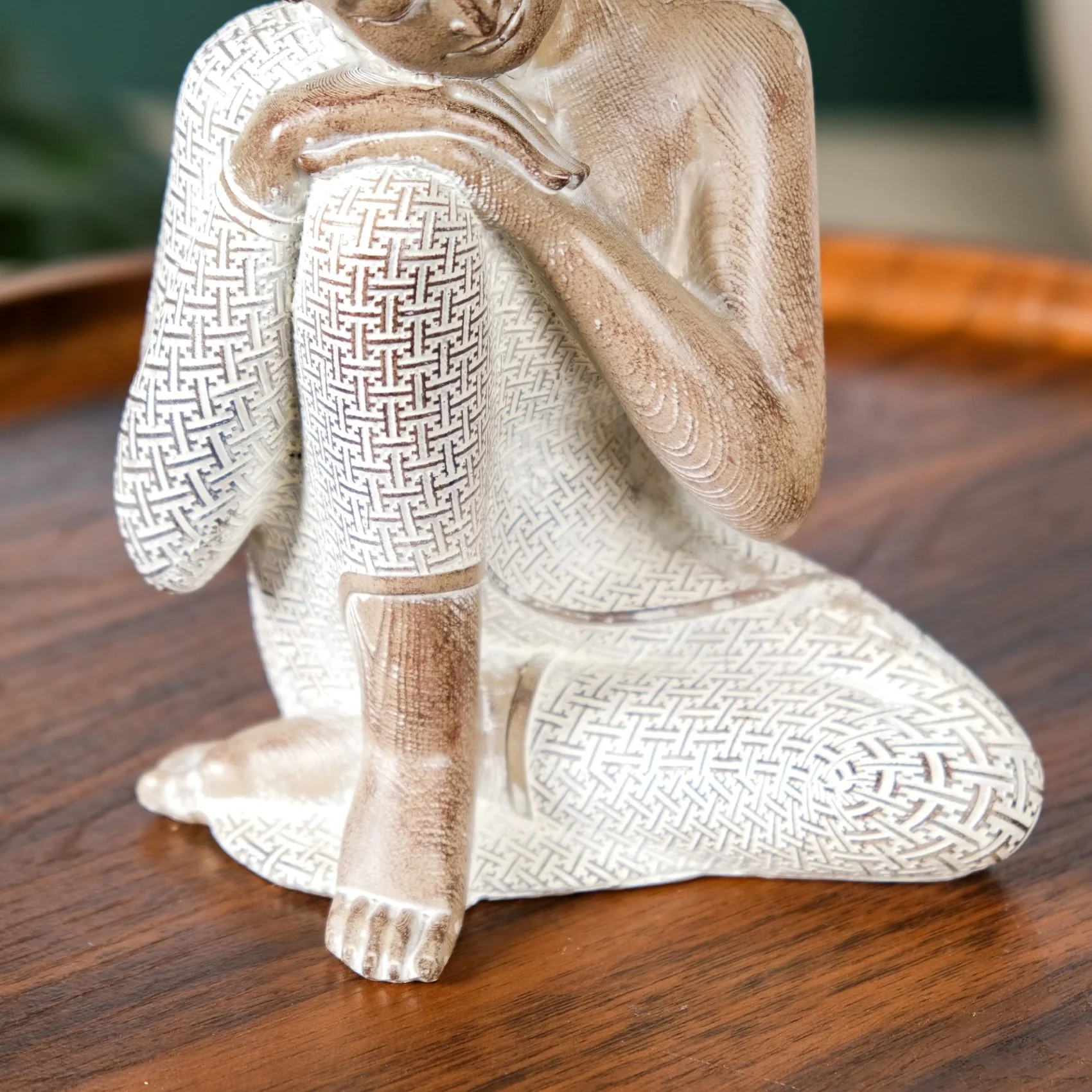 Buddha Idol Showpiece For Home Decor 8 Inch - Image 8