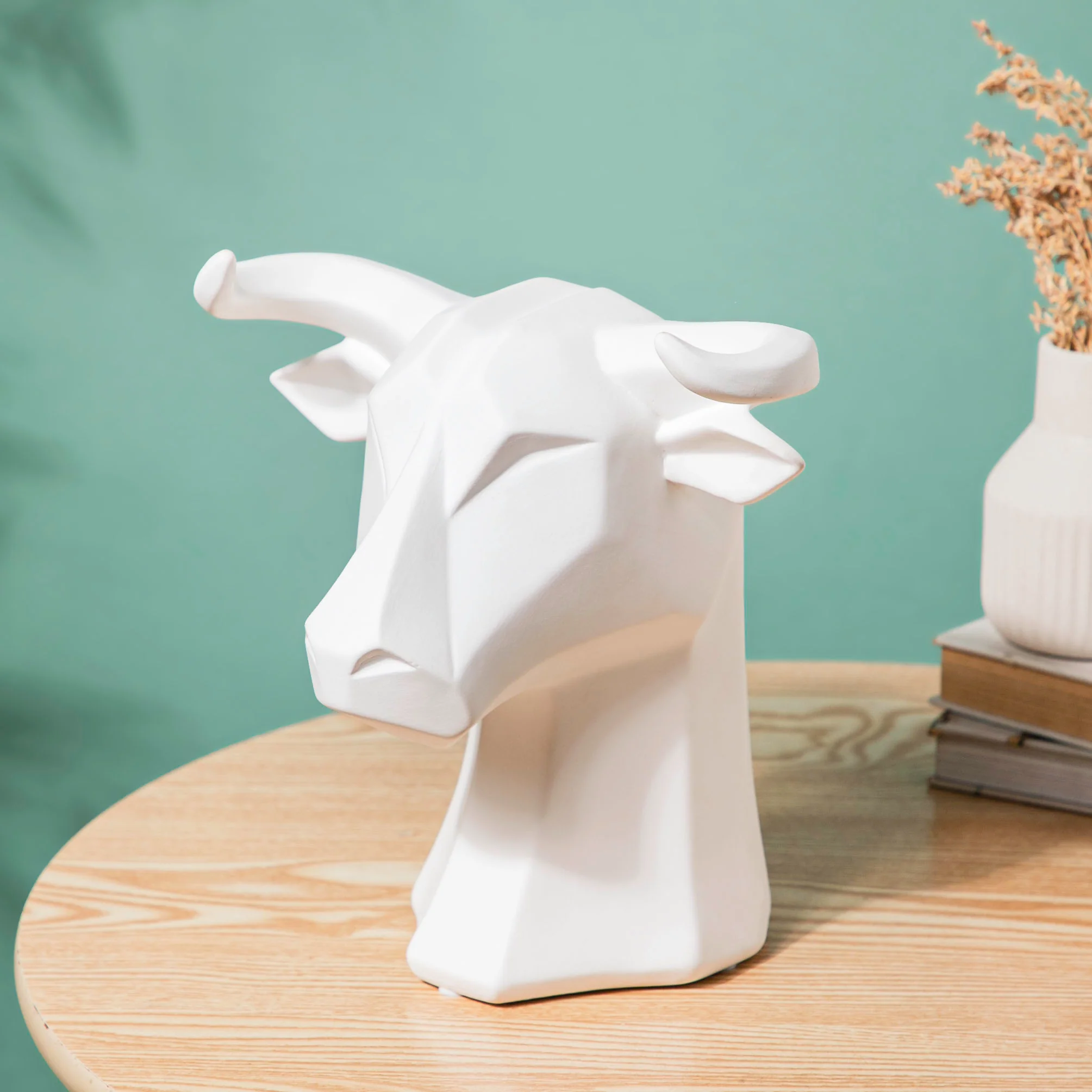 Bull Head Decor Showpiece - Image 3