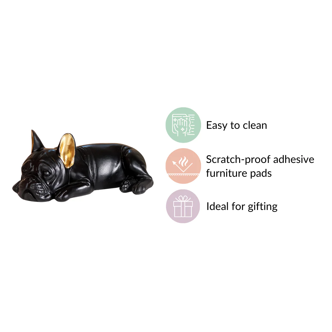 Bulldog Figurine Black - Image 5
