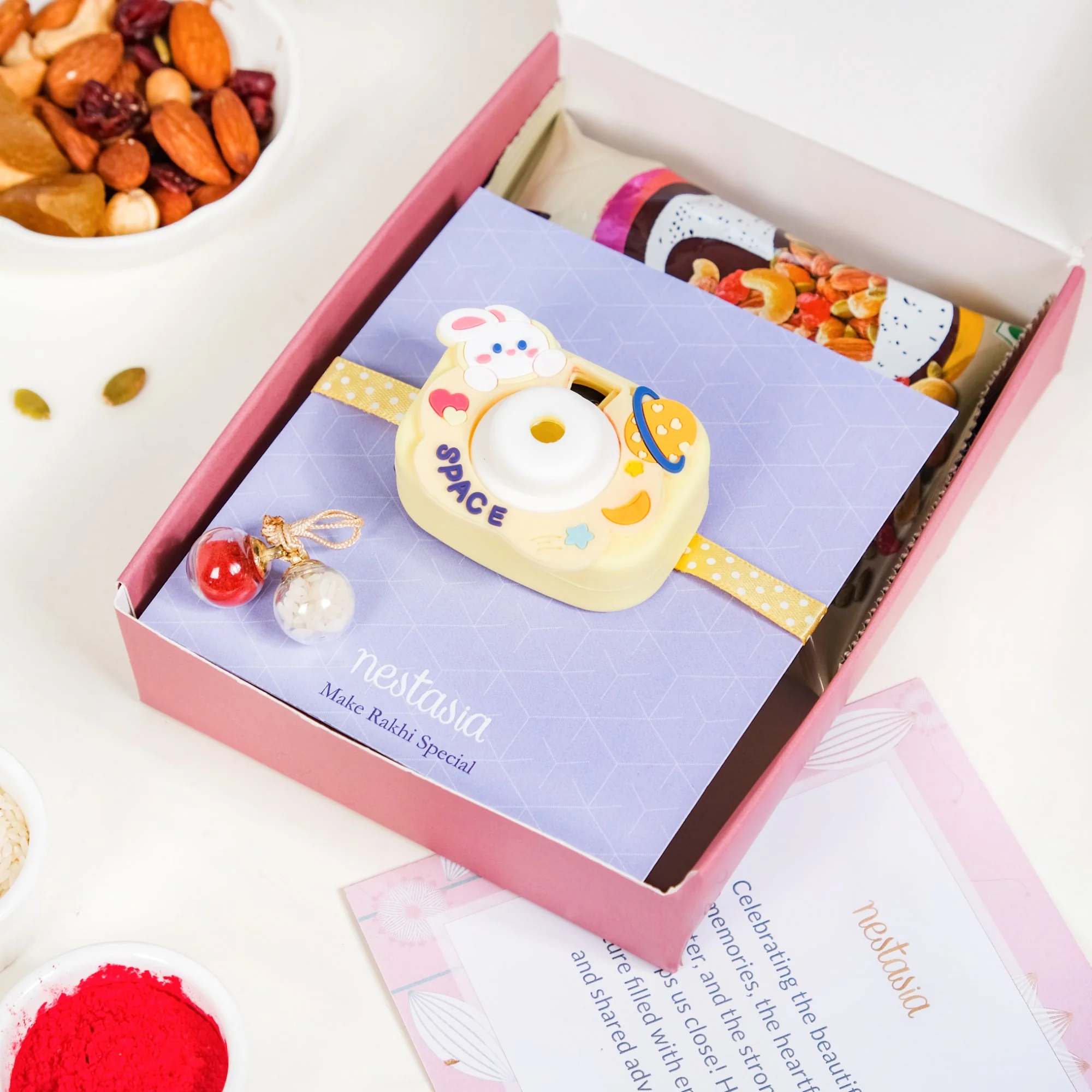 Bunny Cam Festive Rakhi Gift Box For Children Set Of 3 - Image 4