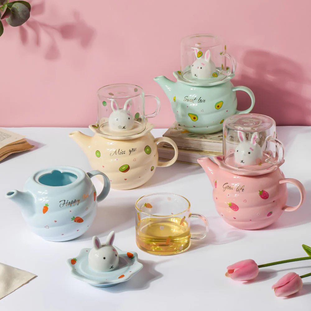 Bunny Cup And Kettle Cream - Image 10