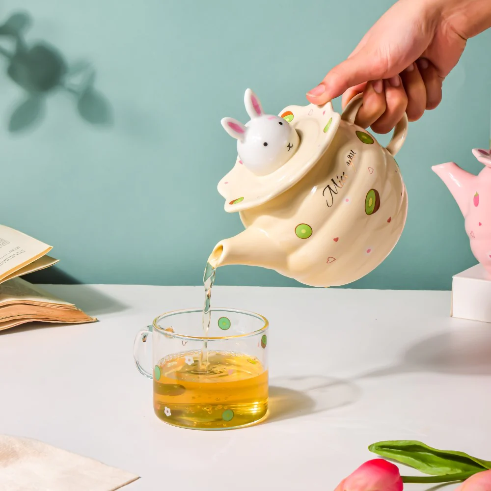 Bunny Cup And Kettle Cream - Image 2