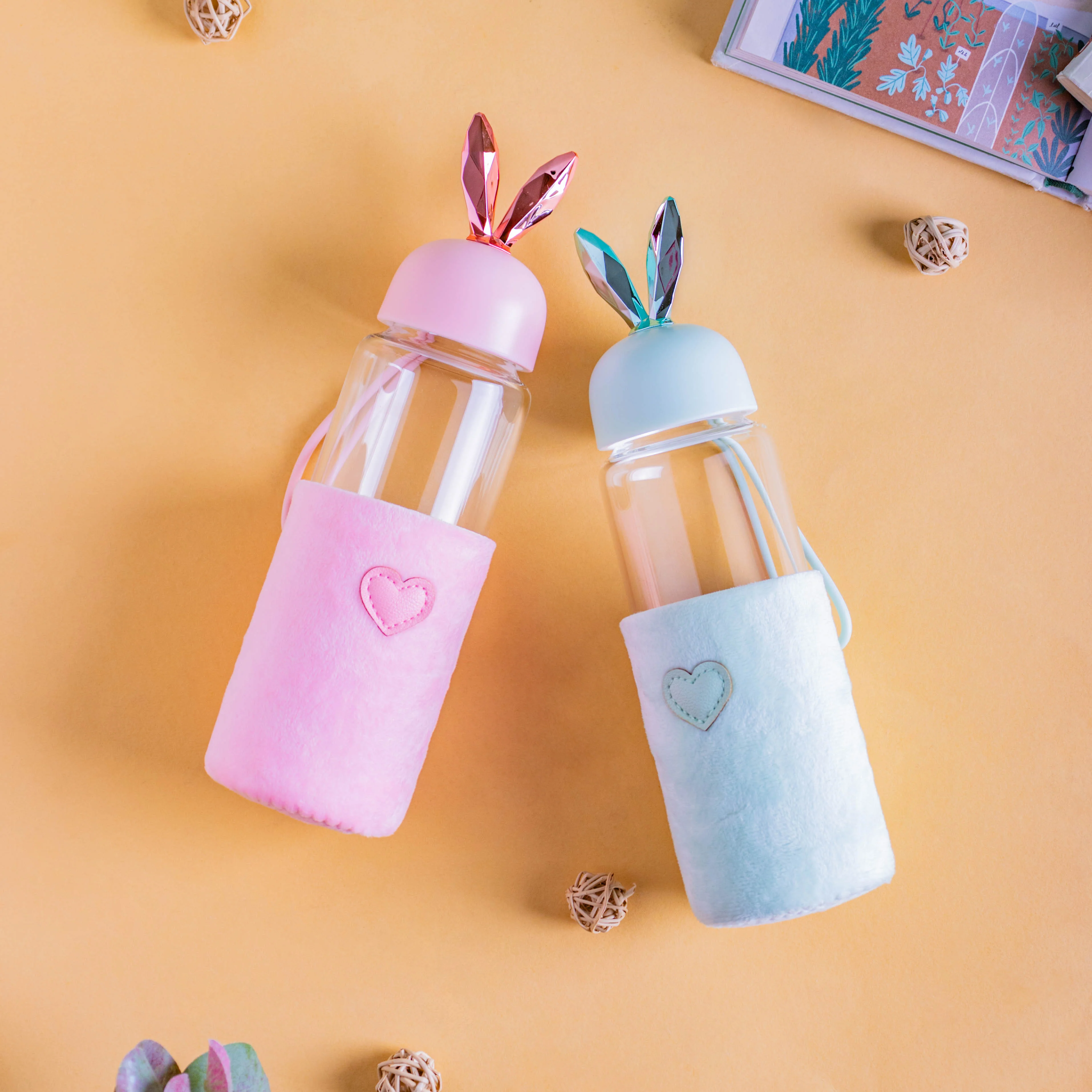 Bunny Ear Glass Bottle - Image 11