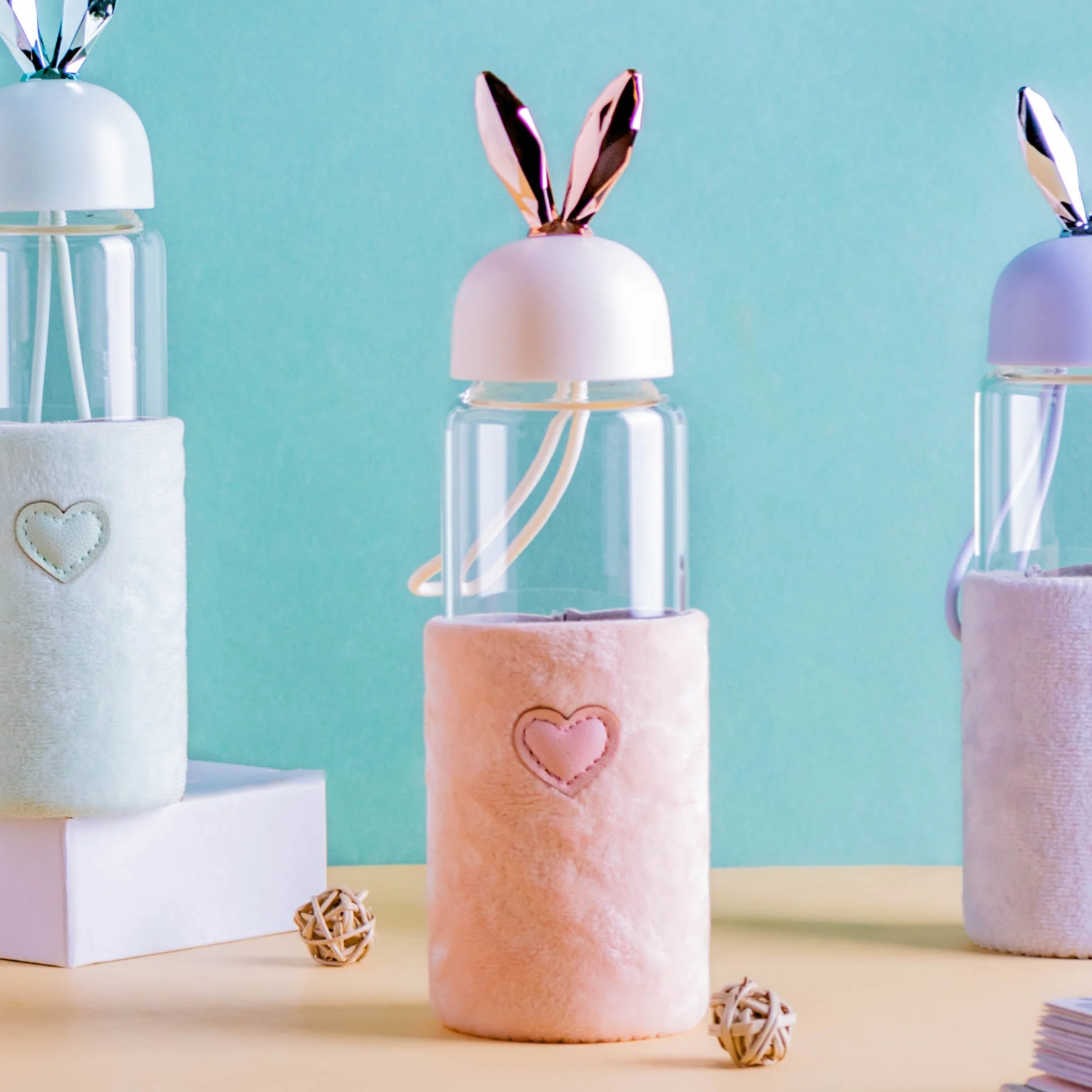 Bunny Ear Glass Bottle - Image 5