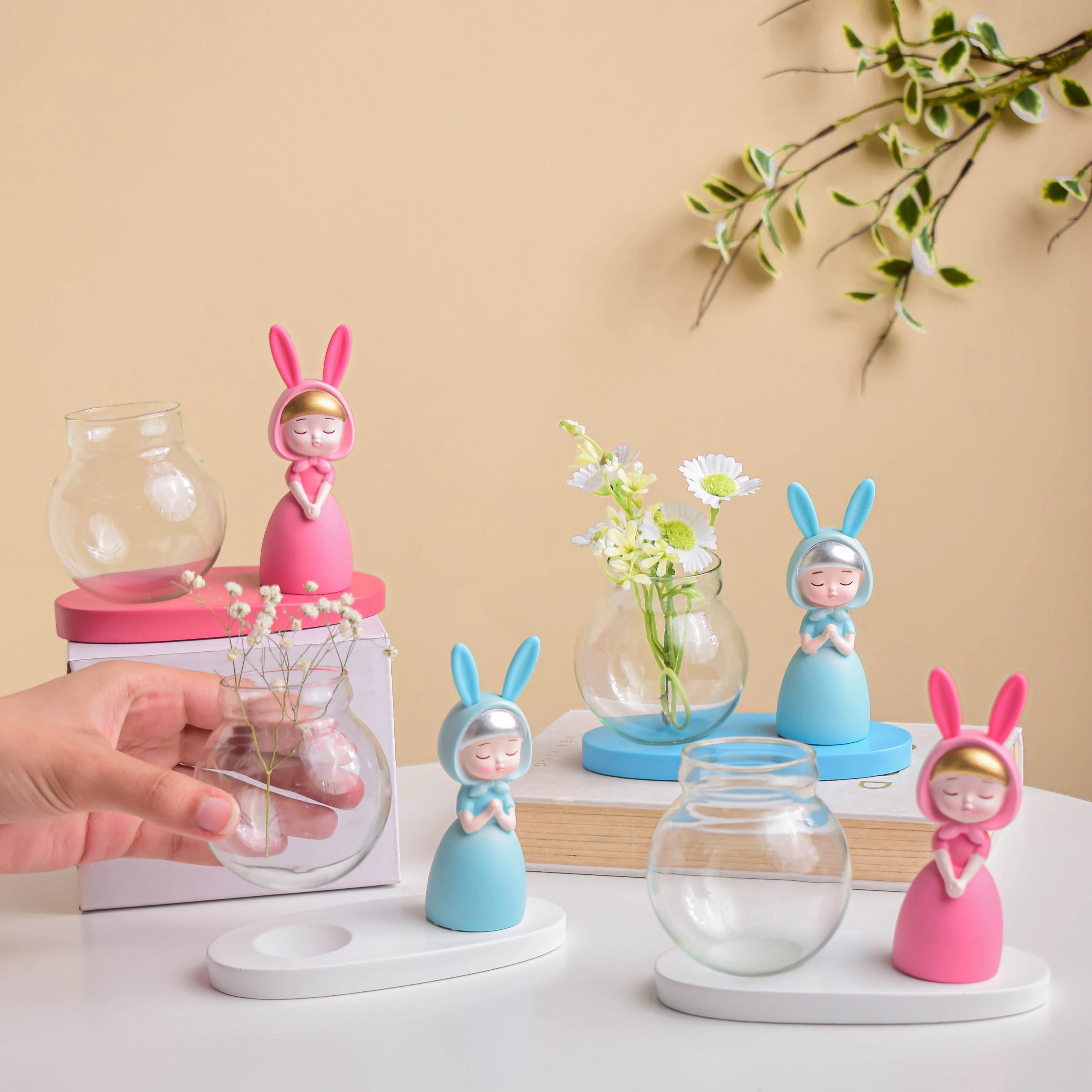 Bunny Fairy Vase - Image 2