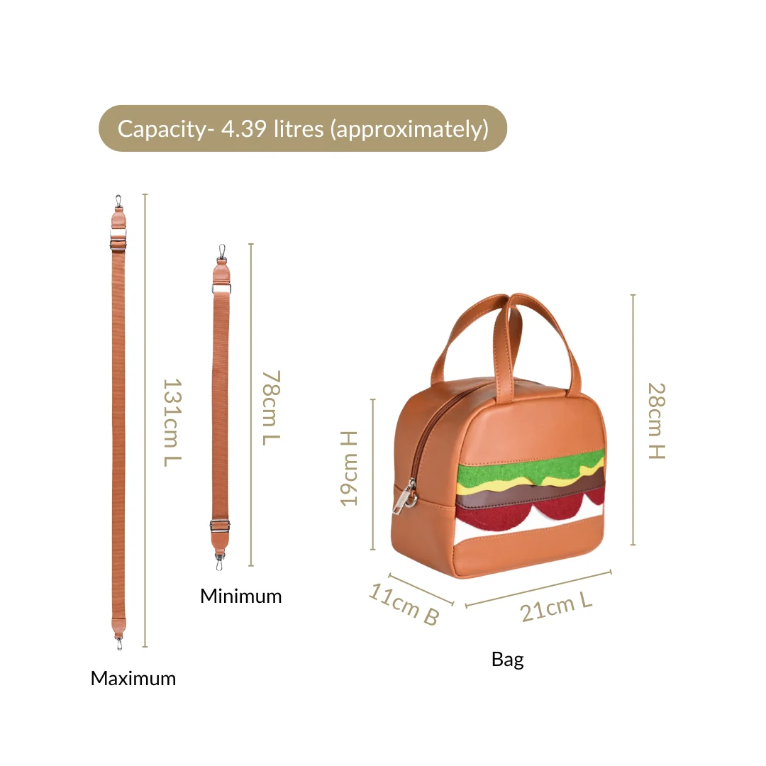 Burger Lunch Bag For Kids - Image 6