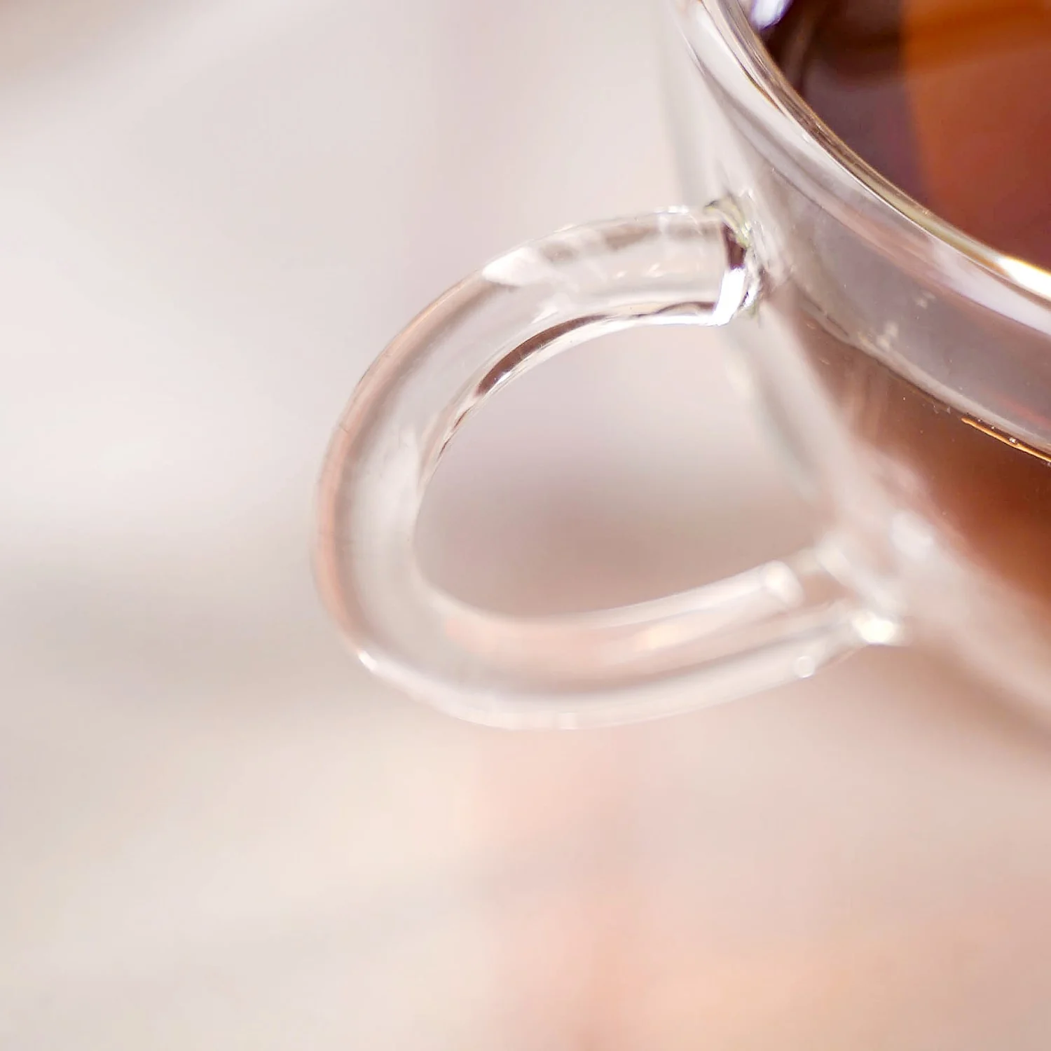 Cafe Style Glass Double Wall Tea Coffee Cup Set Of 4 190ml - Image 5