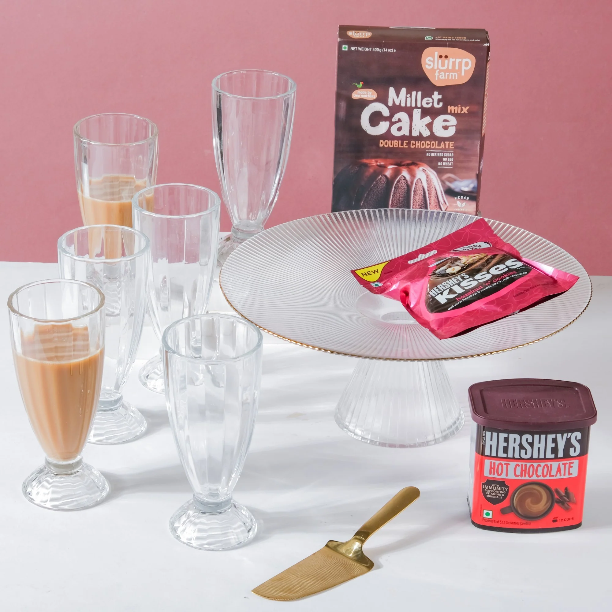 Cake And Shake Gift Hamper Set Of 6 - Image 2