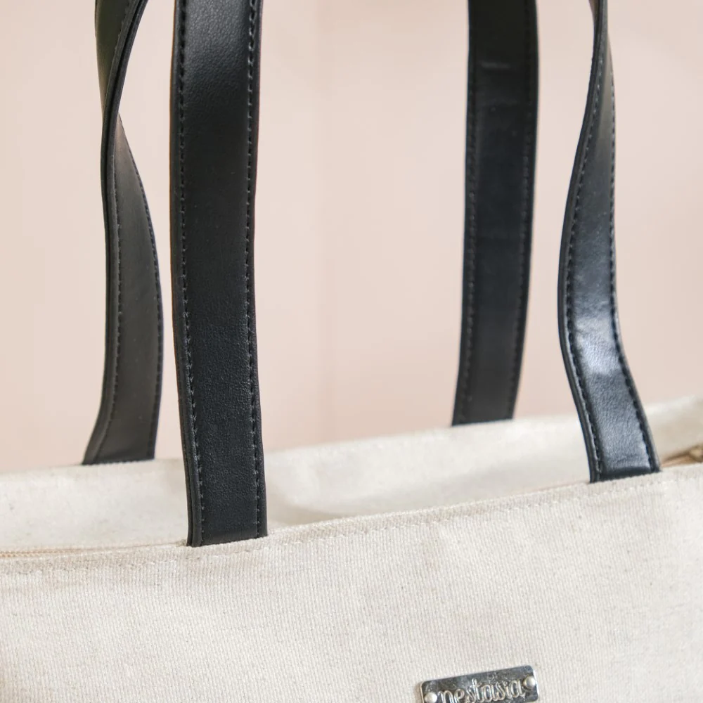 Canvas Cotton Tote Bag Yellow Small 12 x 10 Inch - Image 11