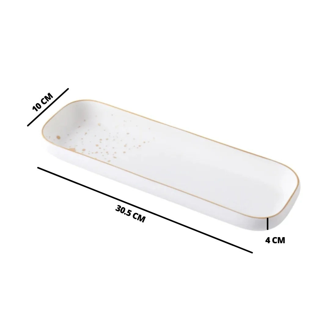 CARA long plate - classic white - Image 6