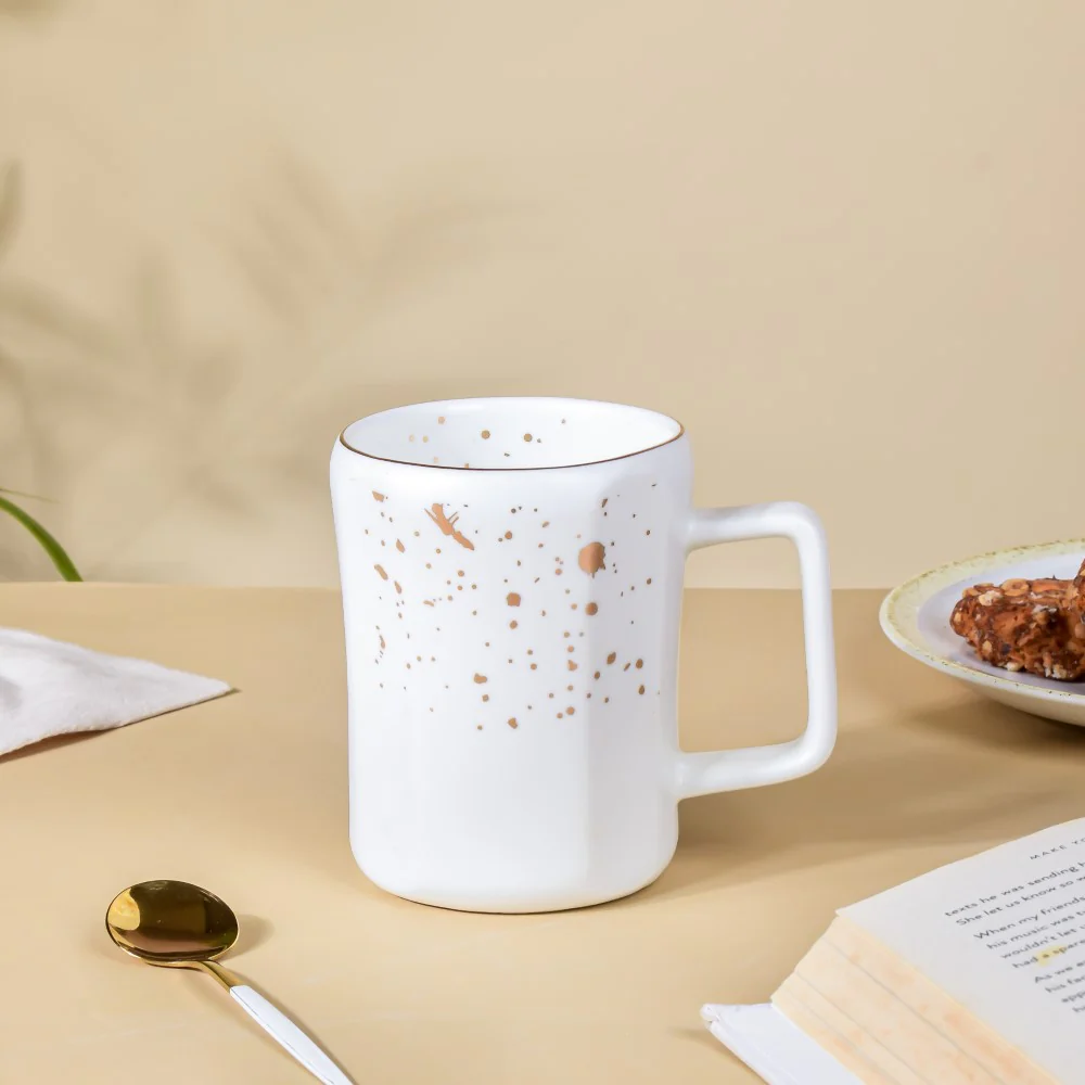 Cara Ceramic White Mug - Image 4
