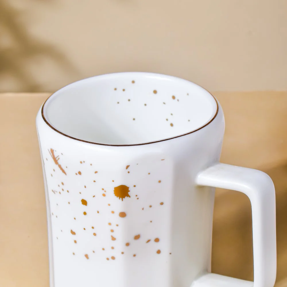 Cara Ceramic White Mug - Image 5
