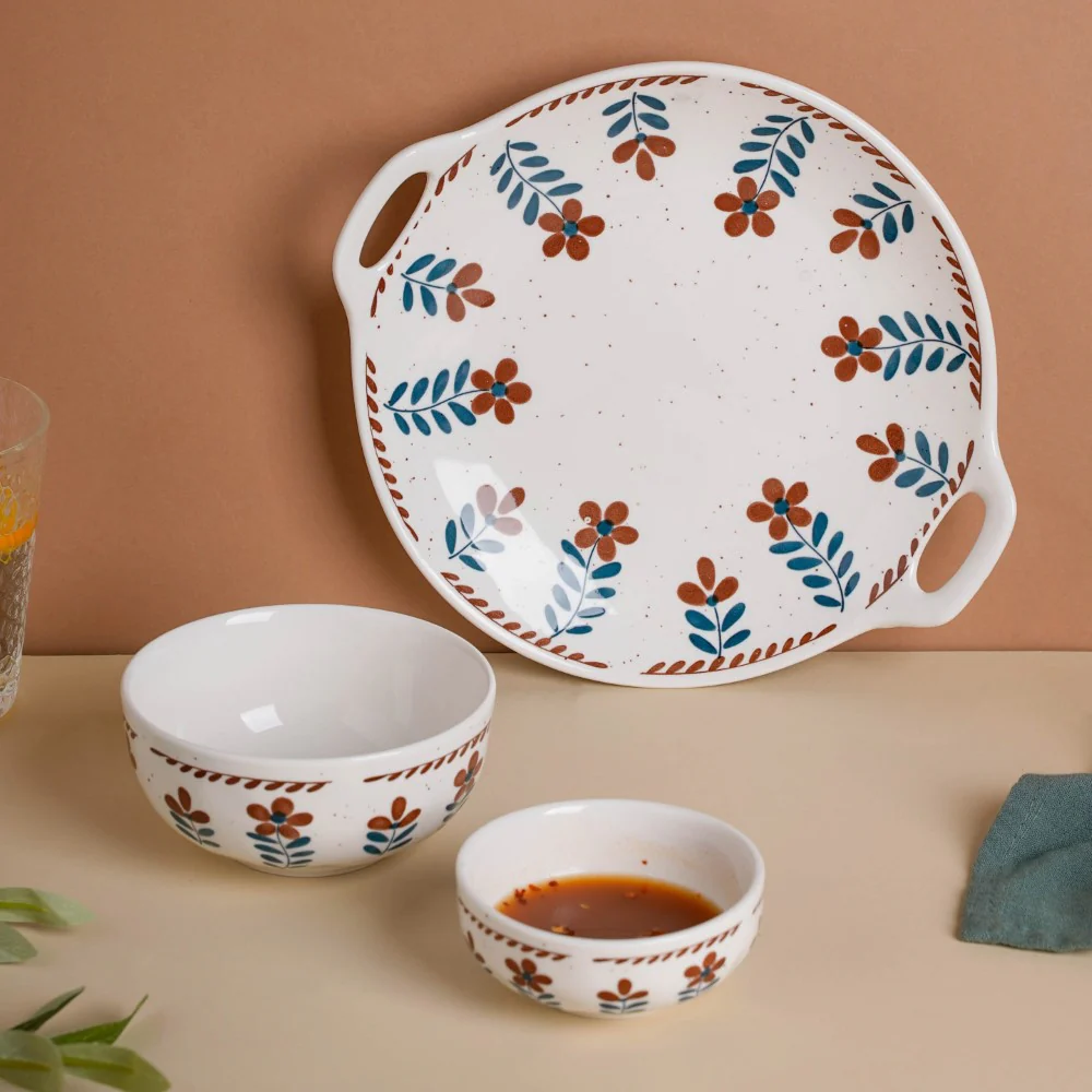 Carmella Floral Round Baking Dish 8 Inch - Image 7