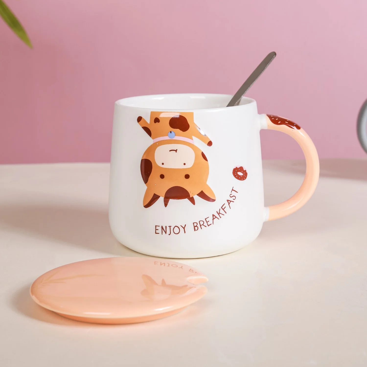 Cartoon Mug With Lid - Image 4