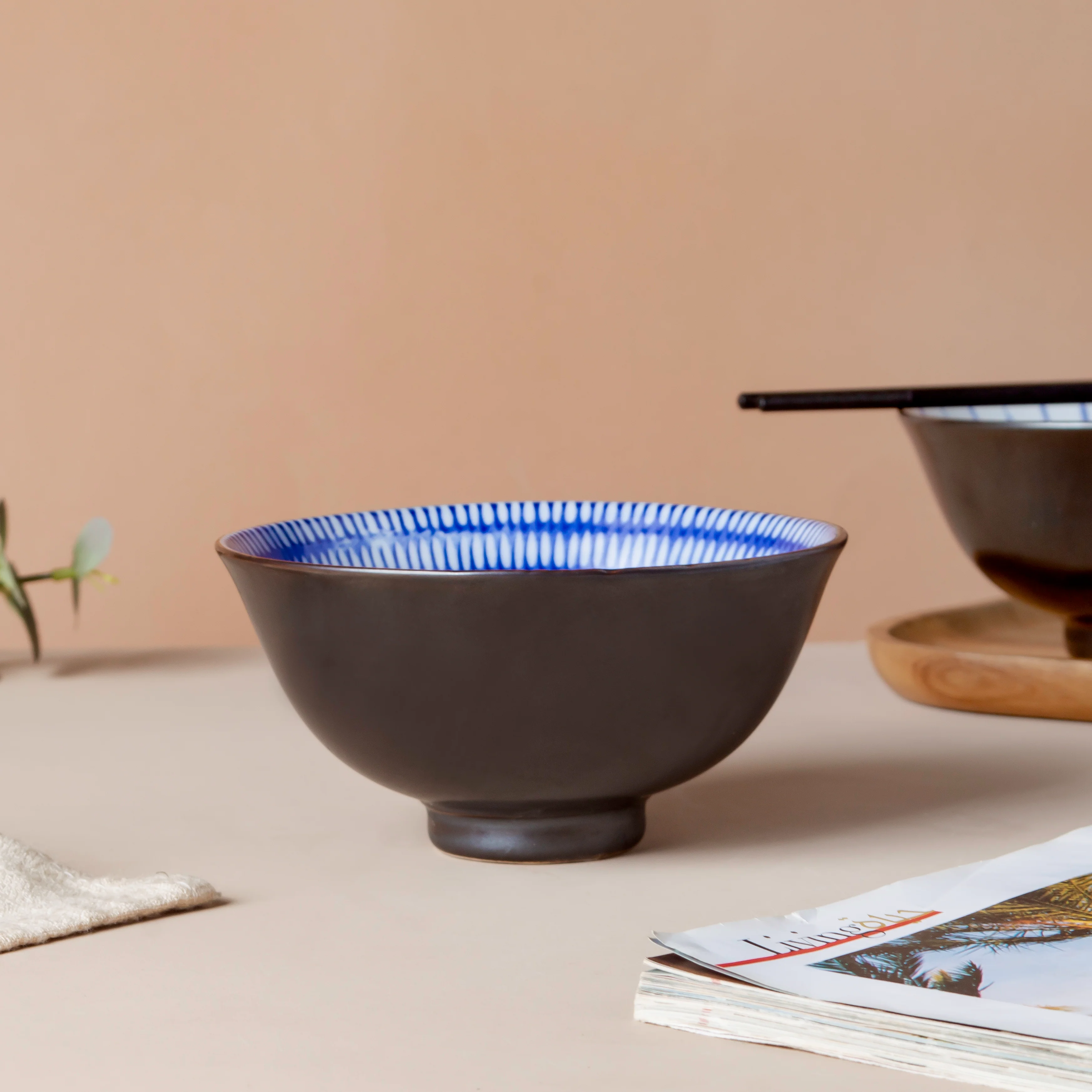 Caspian Cobalt Blue Soup Bowl 200ml - Image 5